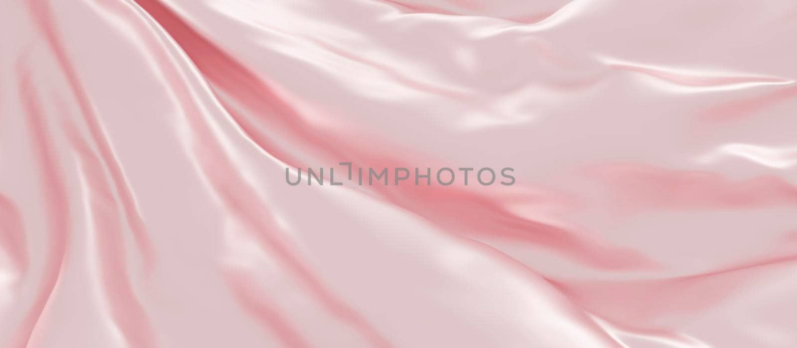 Pink luxury fabric background 3d render