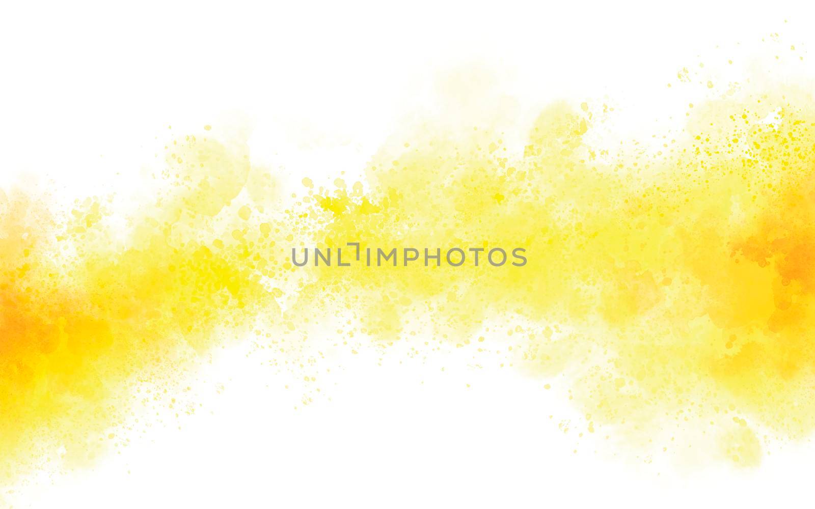 Yellow watercolor texture background illustration by Myimagine