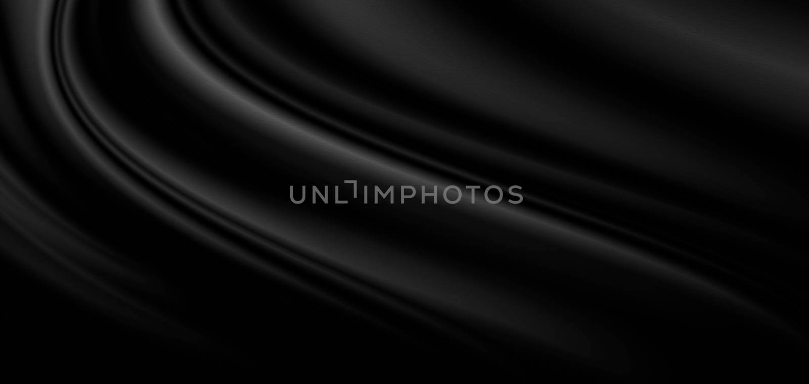 Black luxury fabric background with copy space by Myimagine