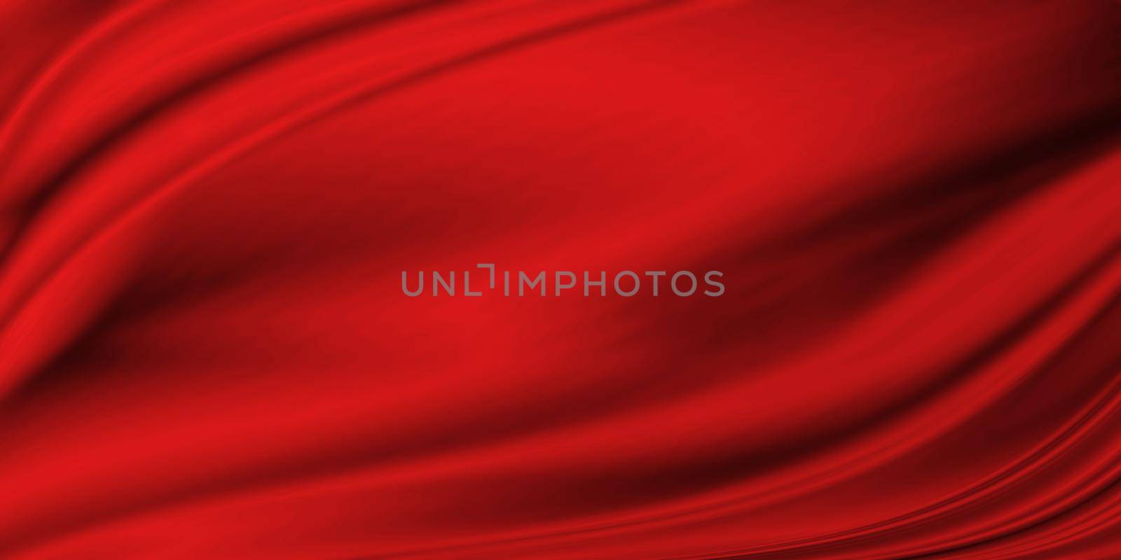 Red luxury fabric background with copy space by Myimagine