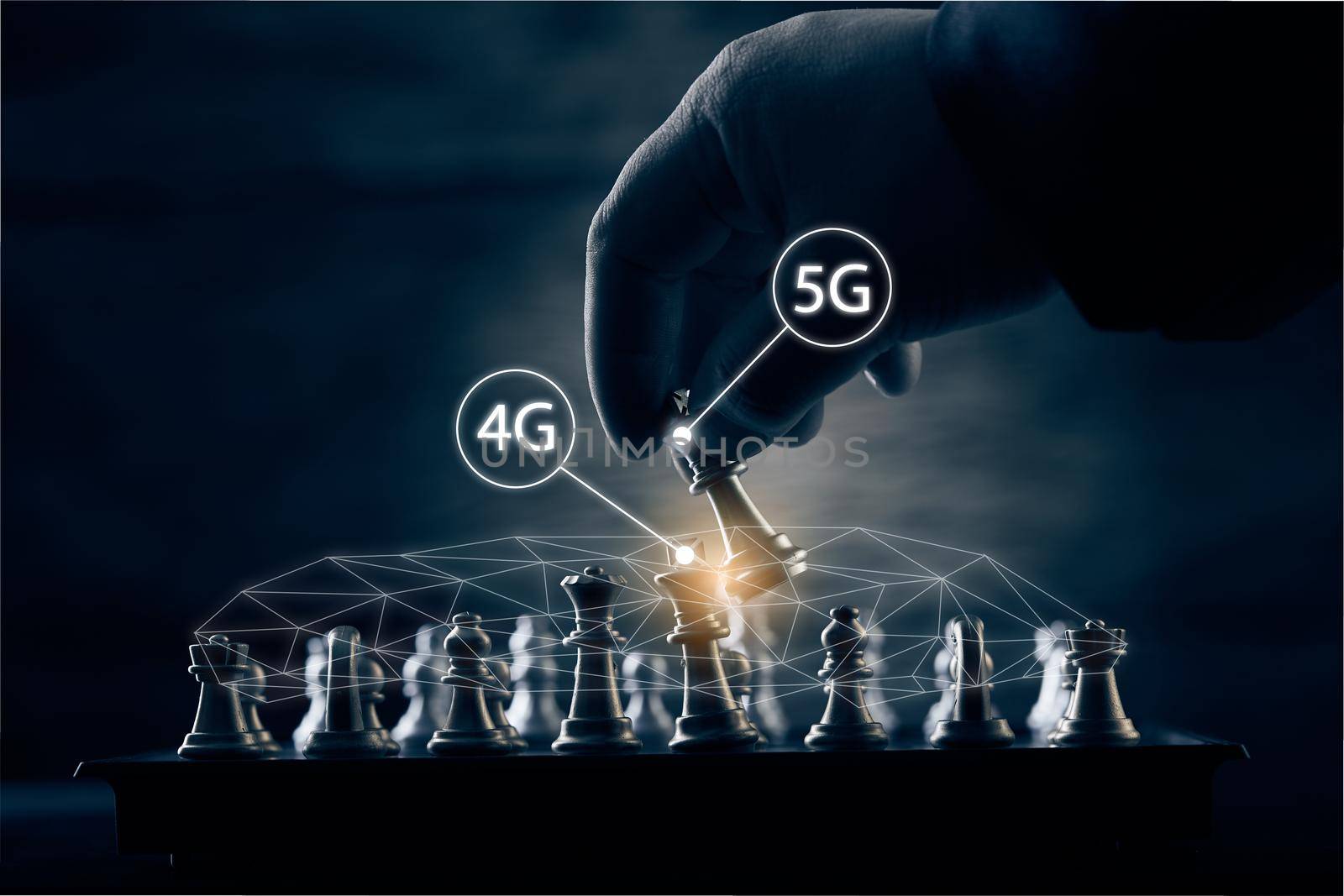 Transfer 4g to 5g concept to change by Wasant