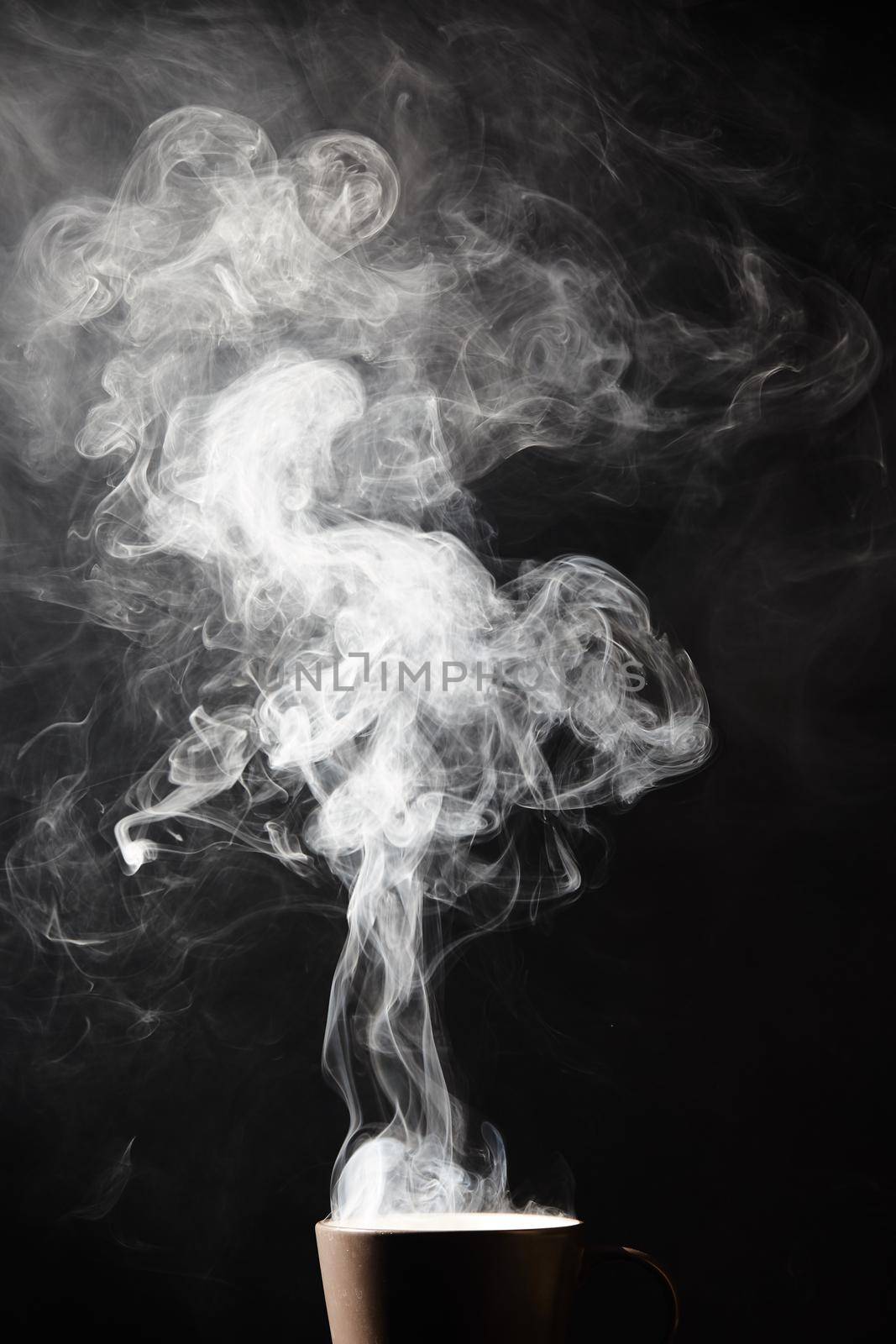 White smoke on dark by Wasant