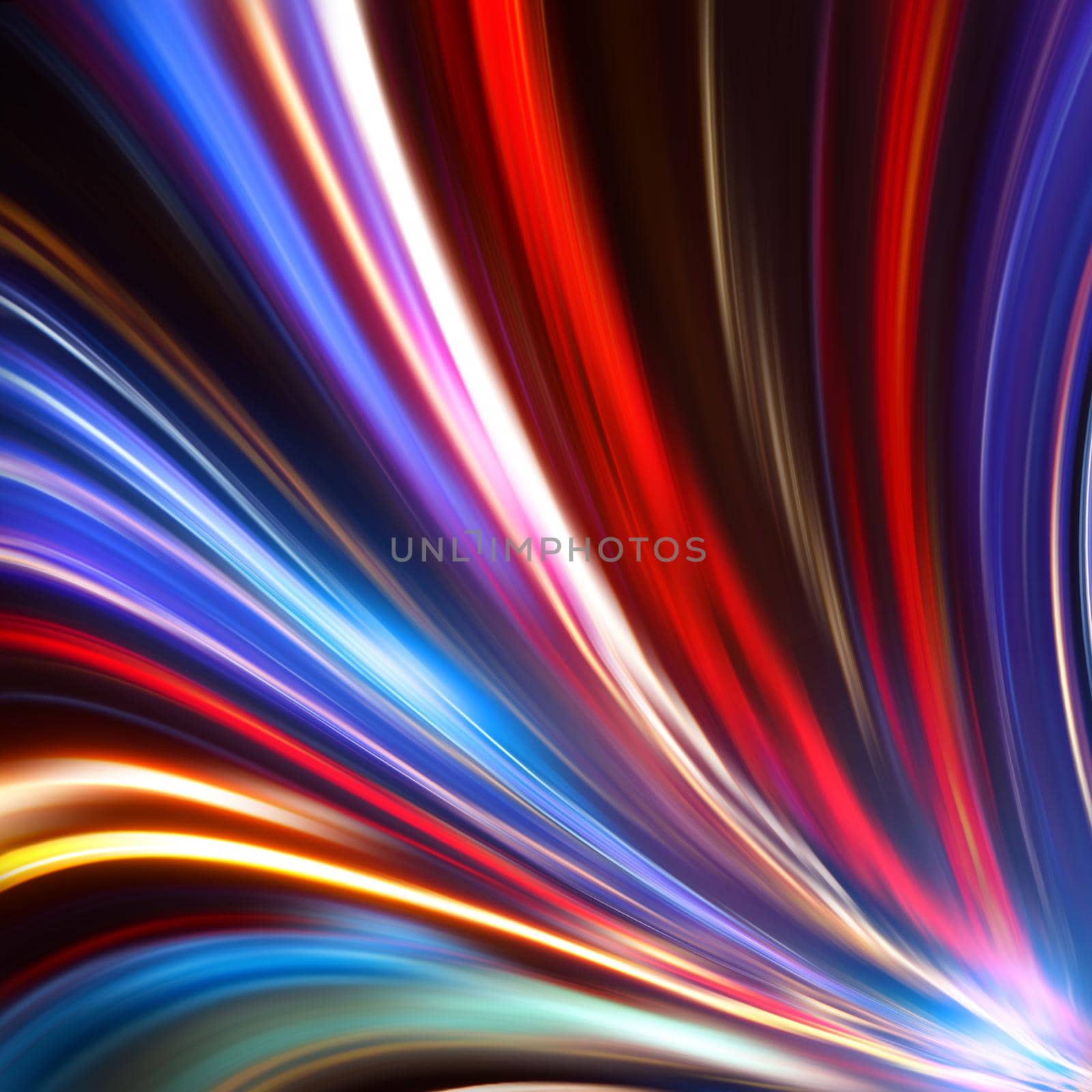 Colorful lighting of speed for abstract background