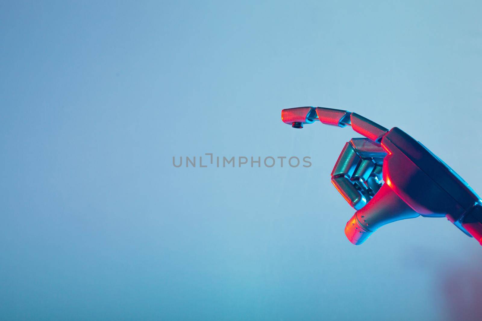 Robotic hand of futuristic by Wasant