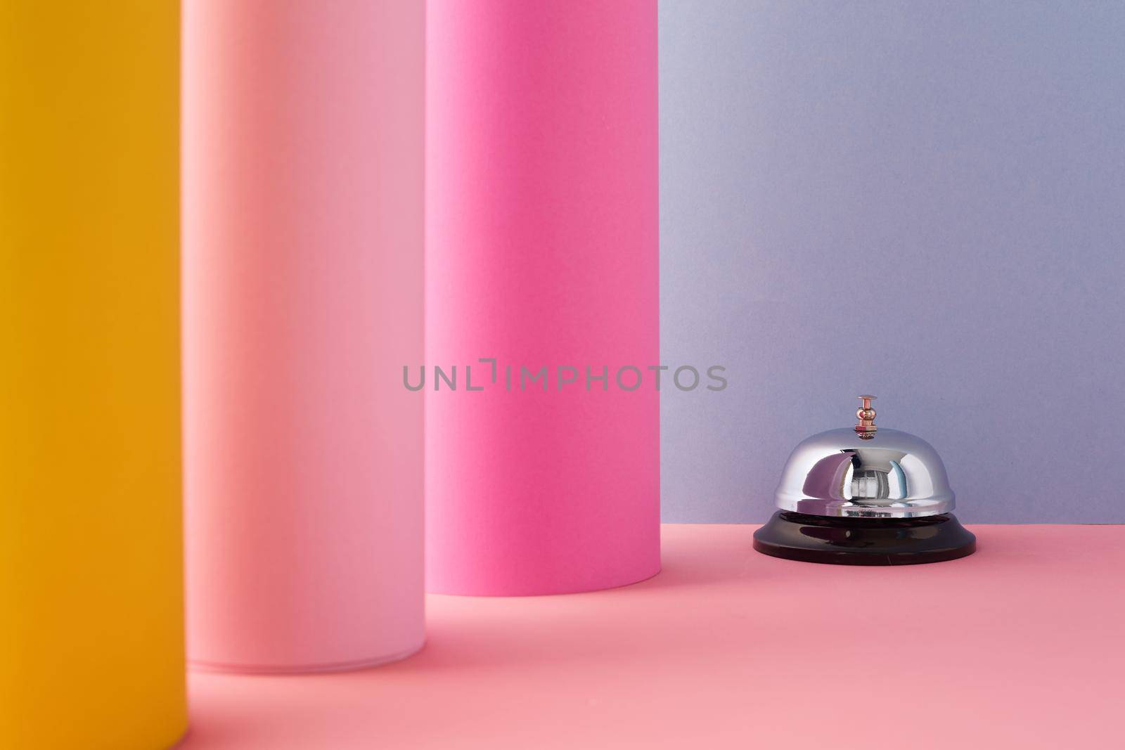 Bell service with colorful paper by Wasant
