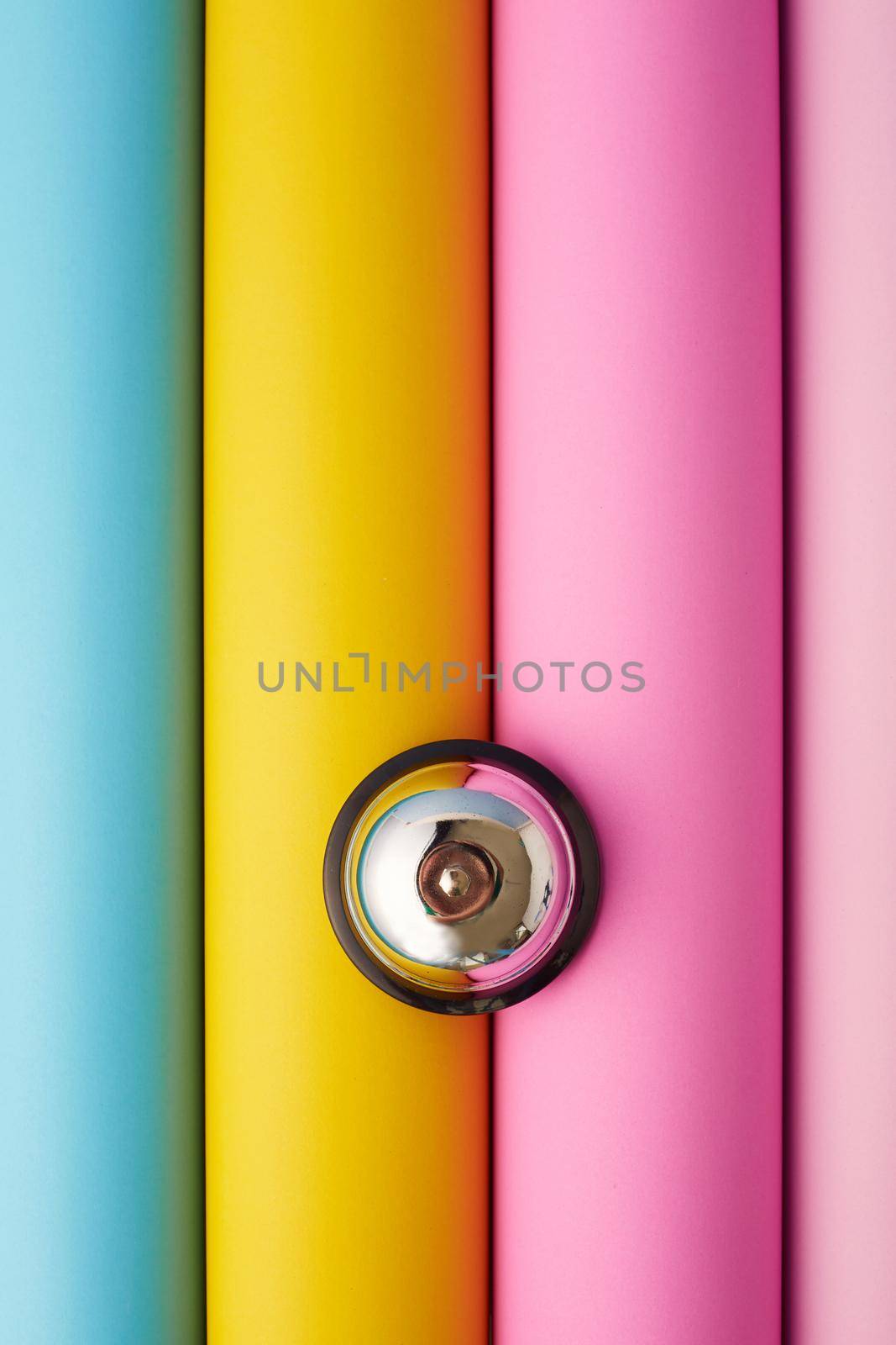 Bell service with colorful paper background