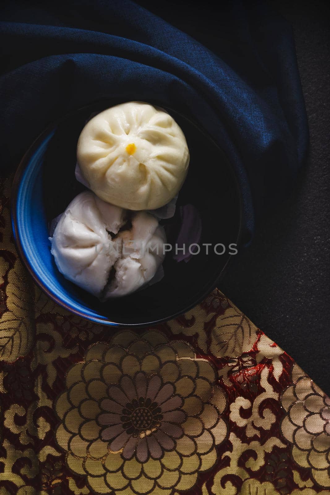 Still life with steamed bun by Wasant