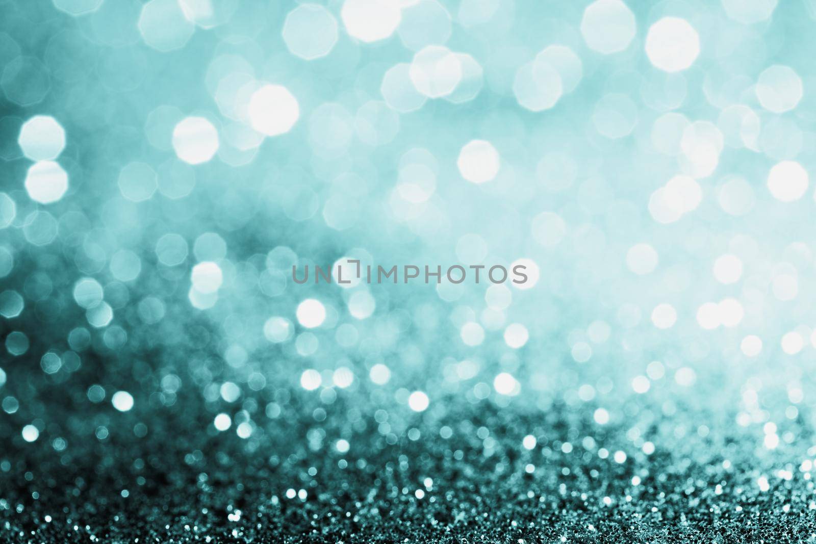 Luxury bokeh green aqua color abstract background