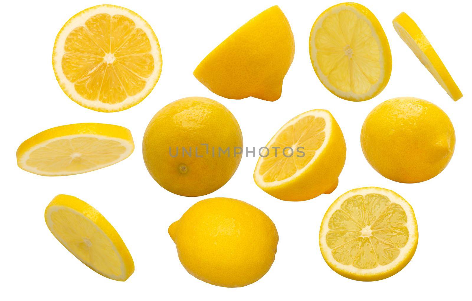Group of yellow lemon by Wasant