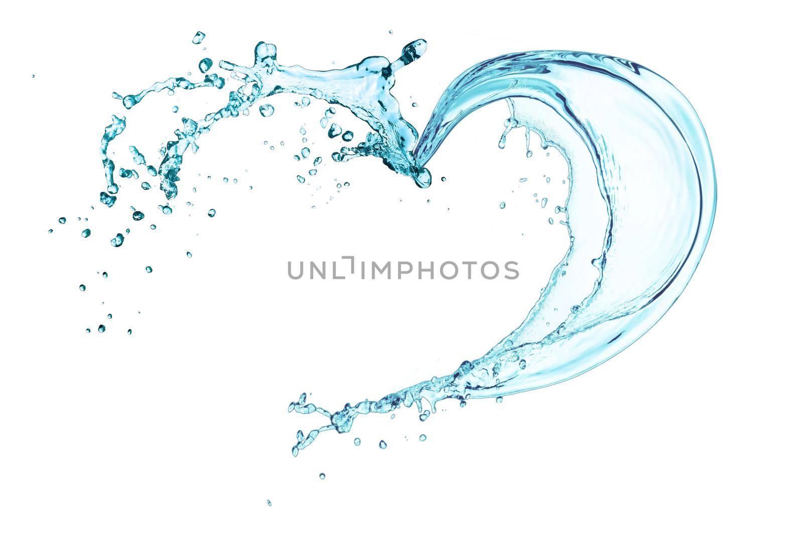Water splash of love by Wasant