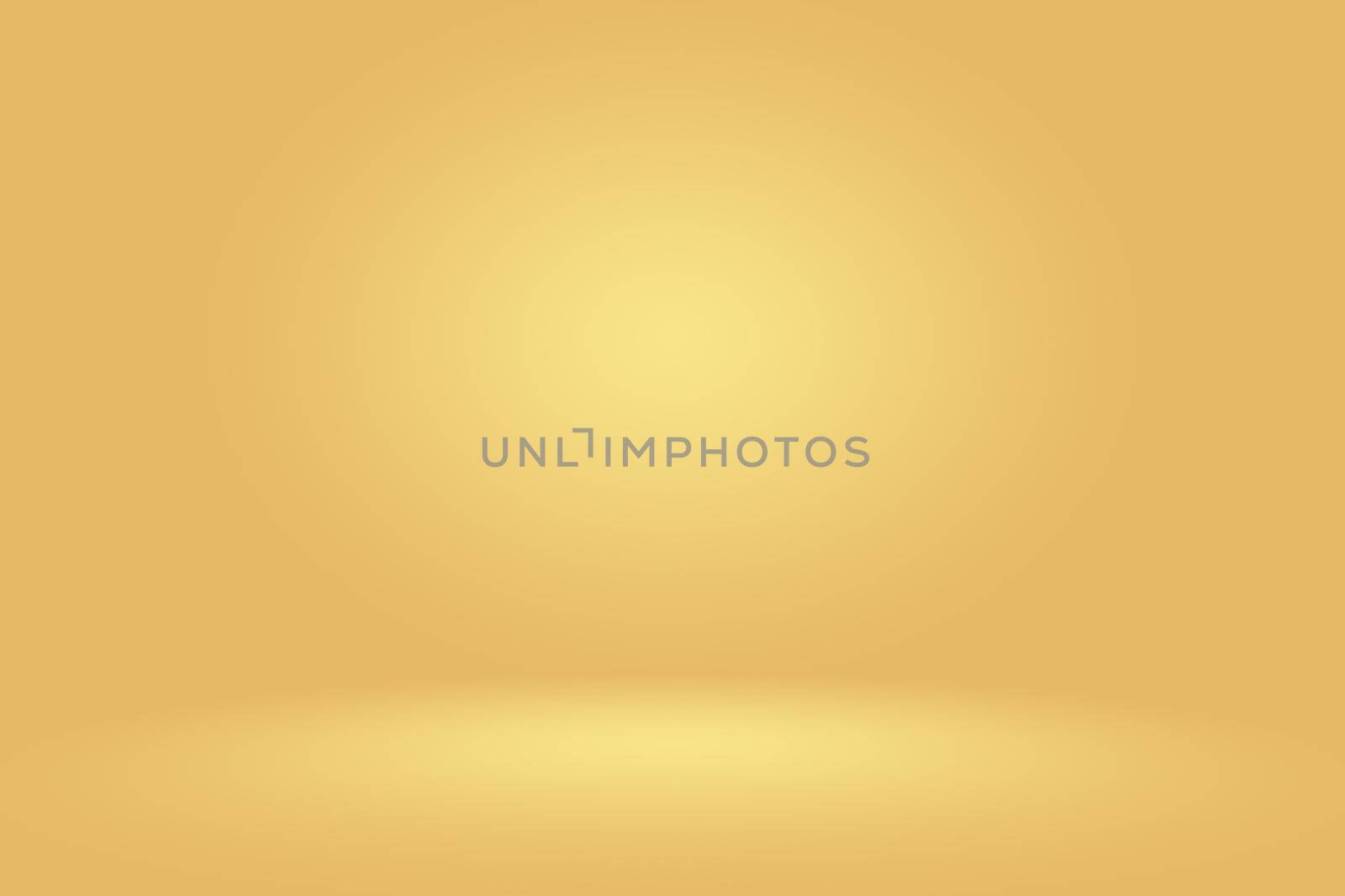 Abstract mockup smooth orange gradient studio room wall background. by Benzoix