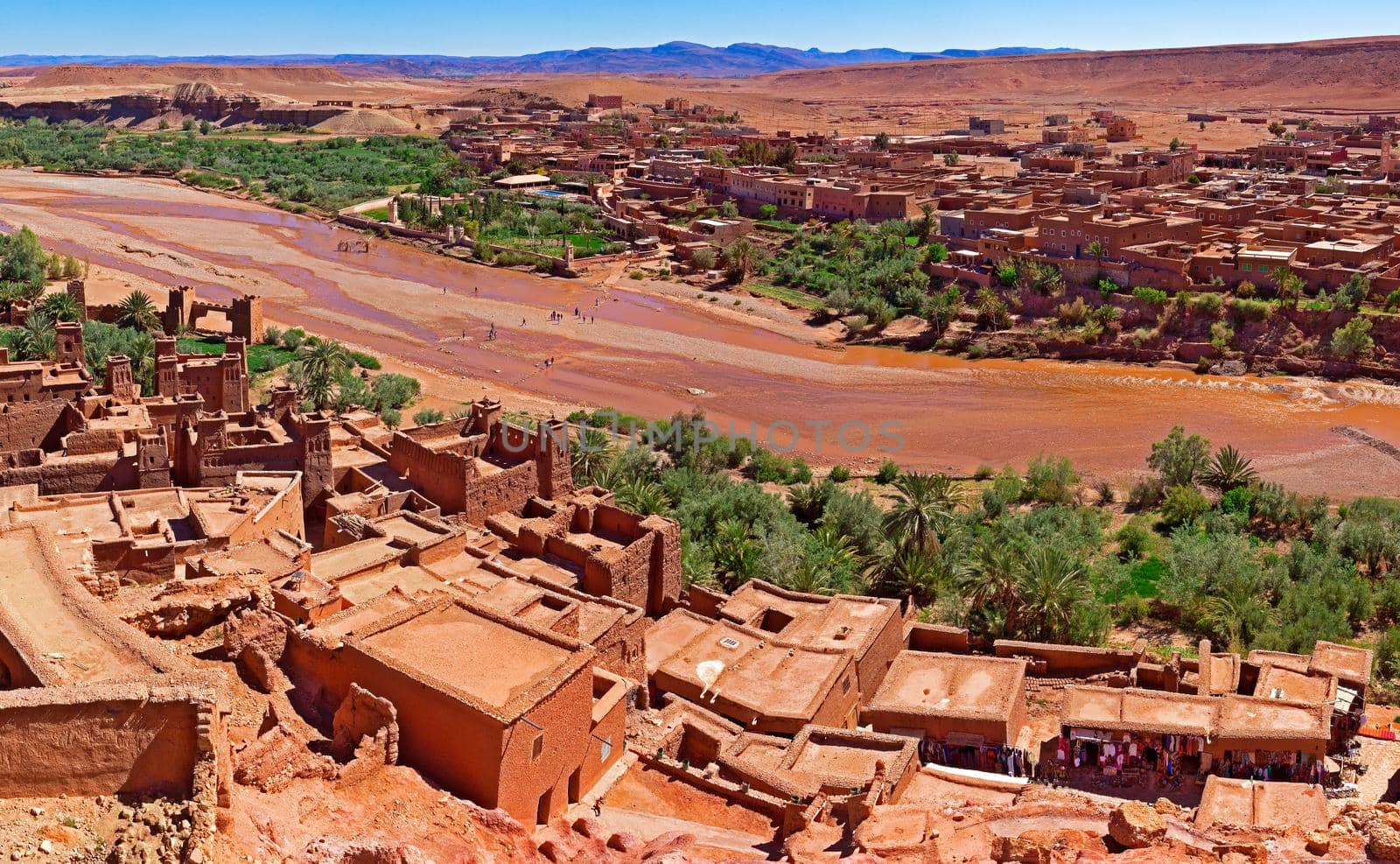 Ouarzazate.Morocco travels and architecture.Village and river. by carloscastilla