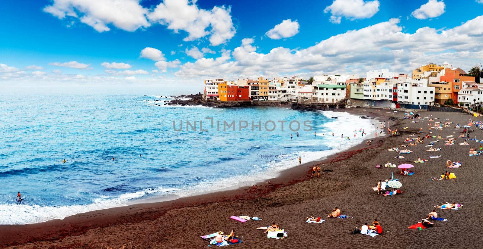 Nature scenic seascape in Canary Island.Travel adventures landscape