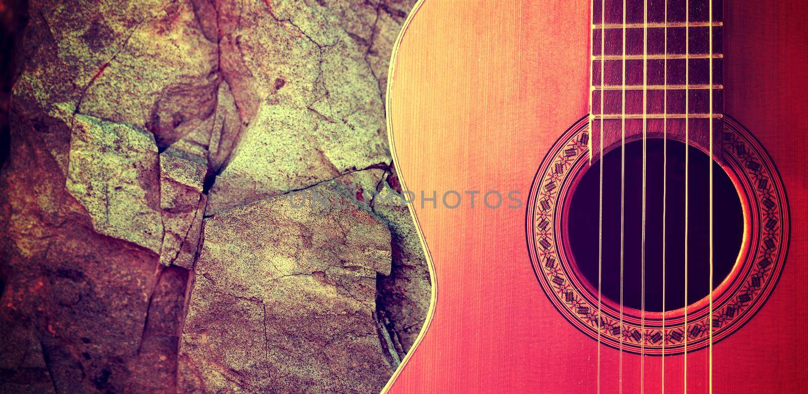 Musical design with acoustic guitar by carloscastilla