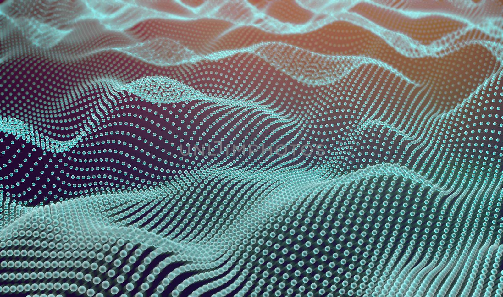 Abstract mesh and stucture background.3d illustration. by carloscastilla
