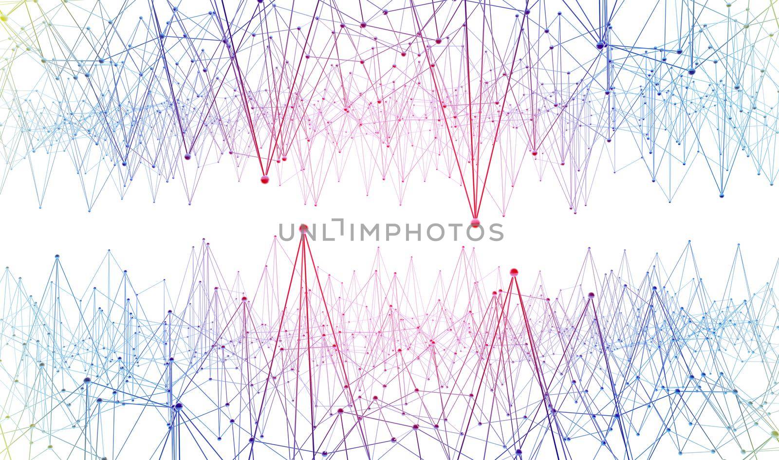 Abstract net isolated over white background.Networking and internet concept