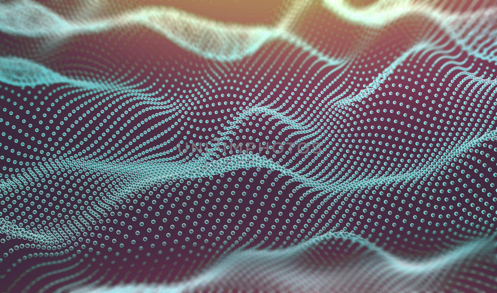 Abstract mesh and stucture background.3d illustration. by carloscastilla