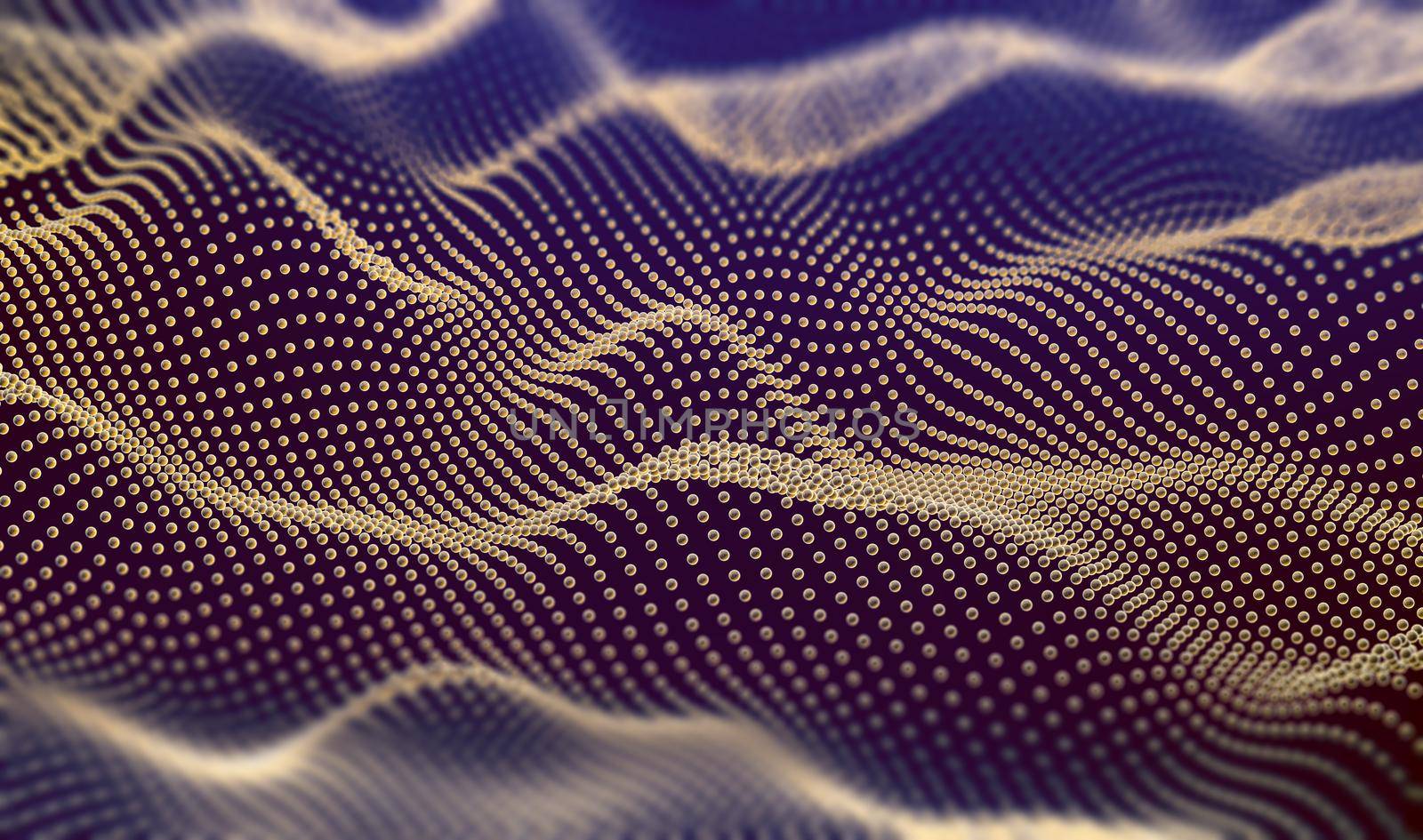 Abstract mesh and stucture background.3d illustration. by carloscastilla