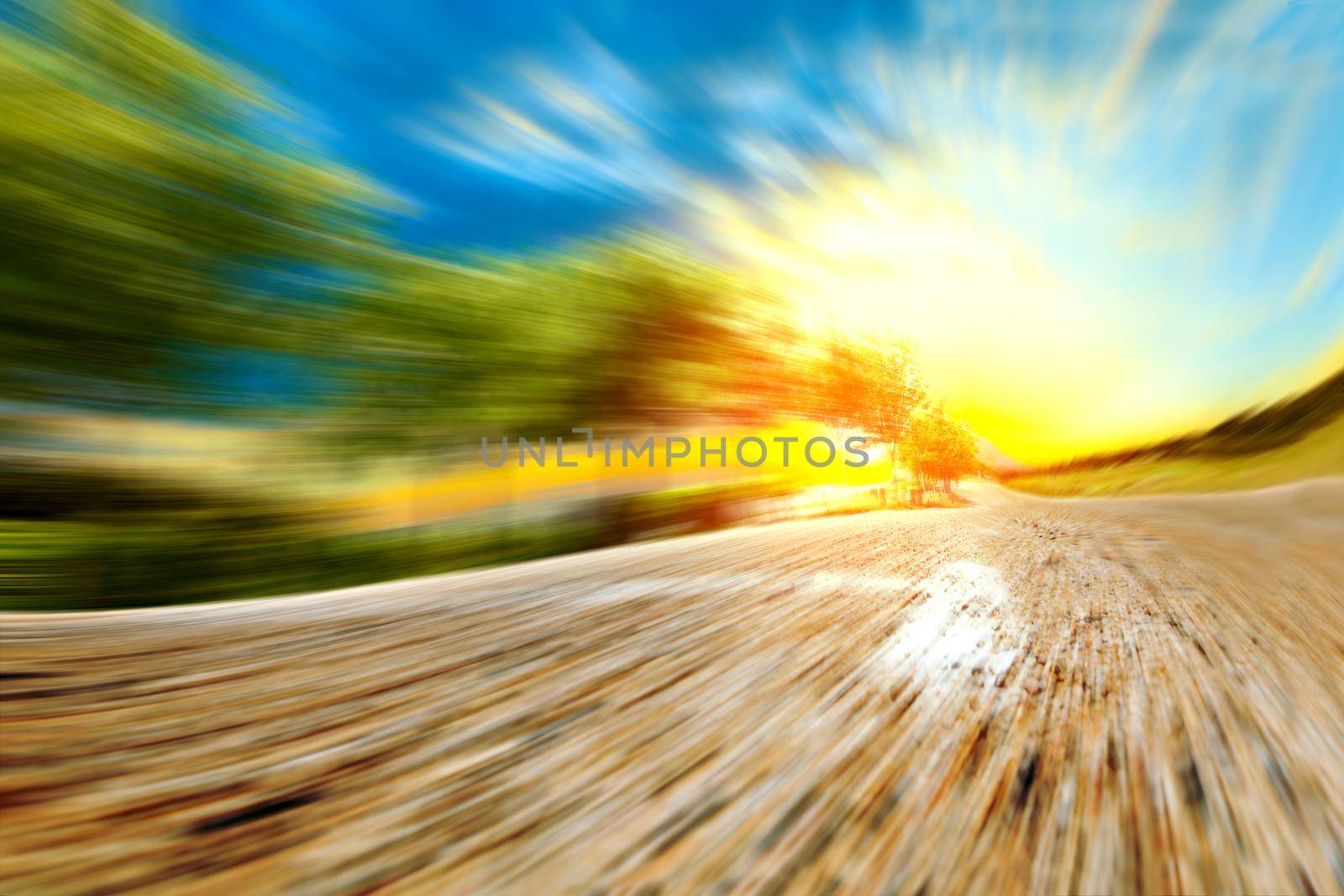 Road and speed concept.Highway  motion background