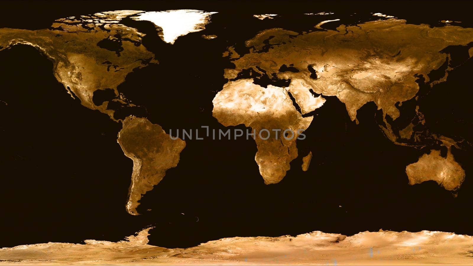 wold map made by gold hard wood texture surface by Darkfox