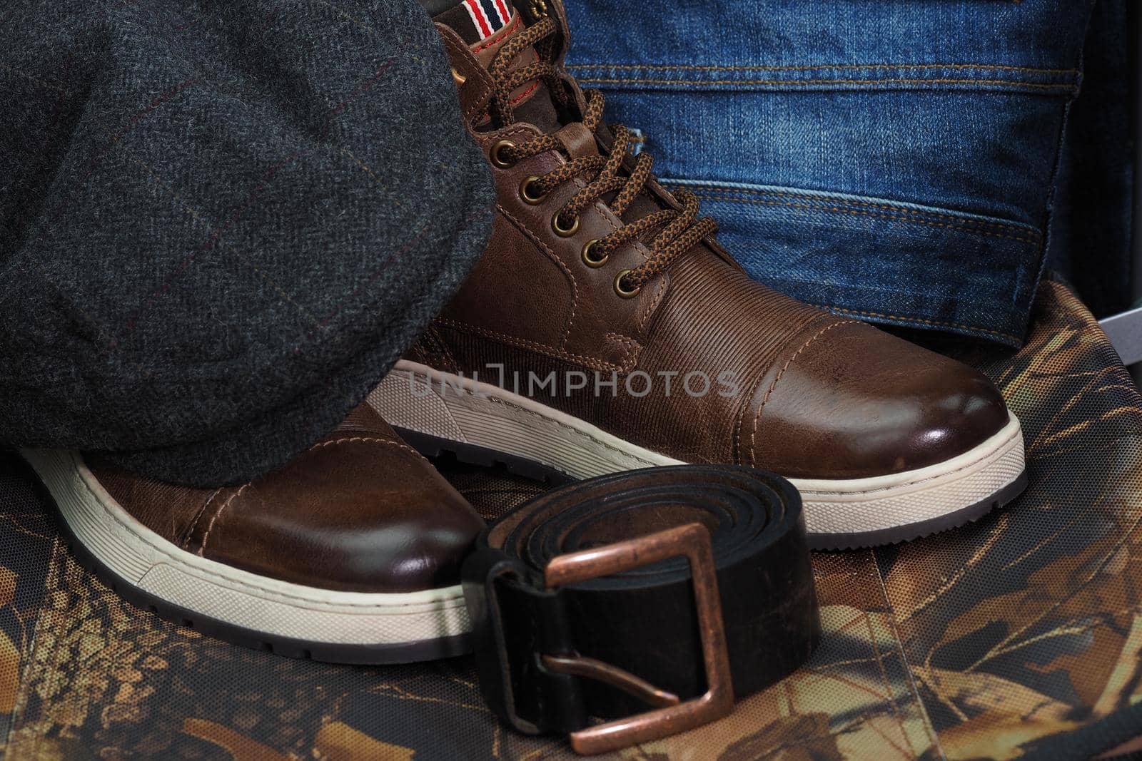 Stylish, fashionable men's clothing, shoes and accessories. High-quality photography. High quality photo