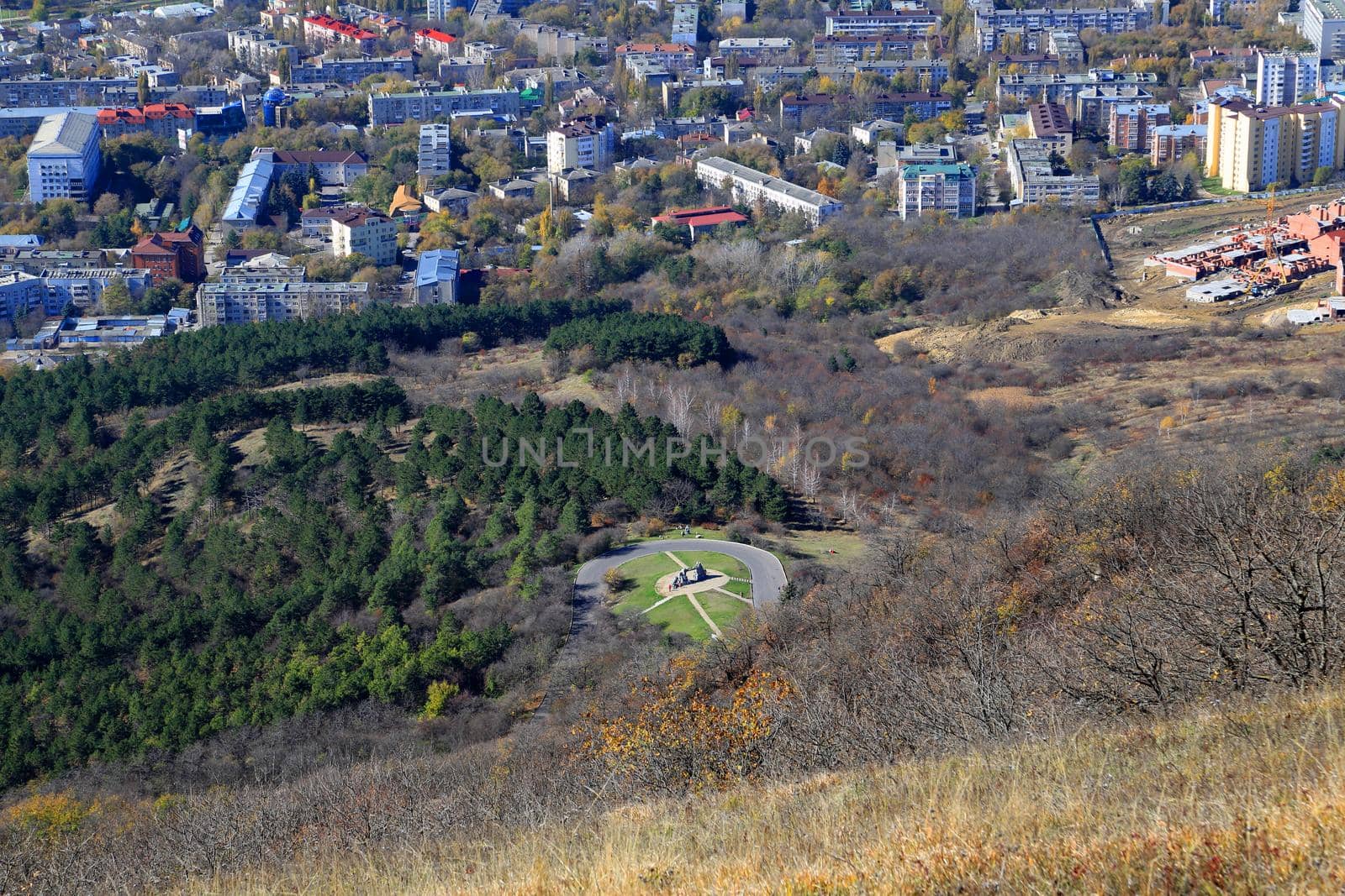 View of the city from the observation deck. Panoramic views of the city. by Olga26