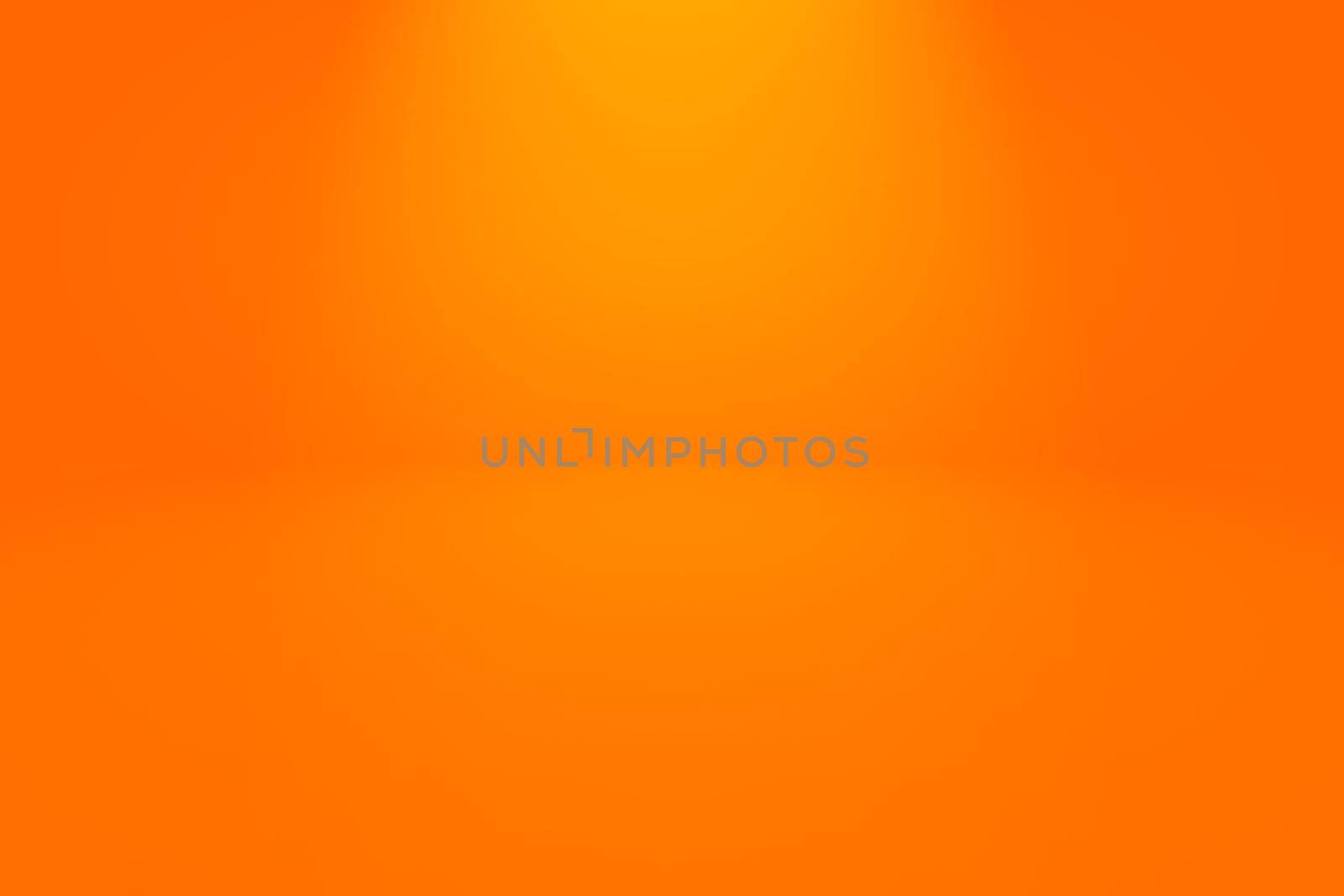 Abstract Orange background layout design,studio,room, web template ,Business report with smooth circle gradient color. by Benzoix