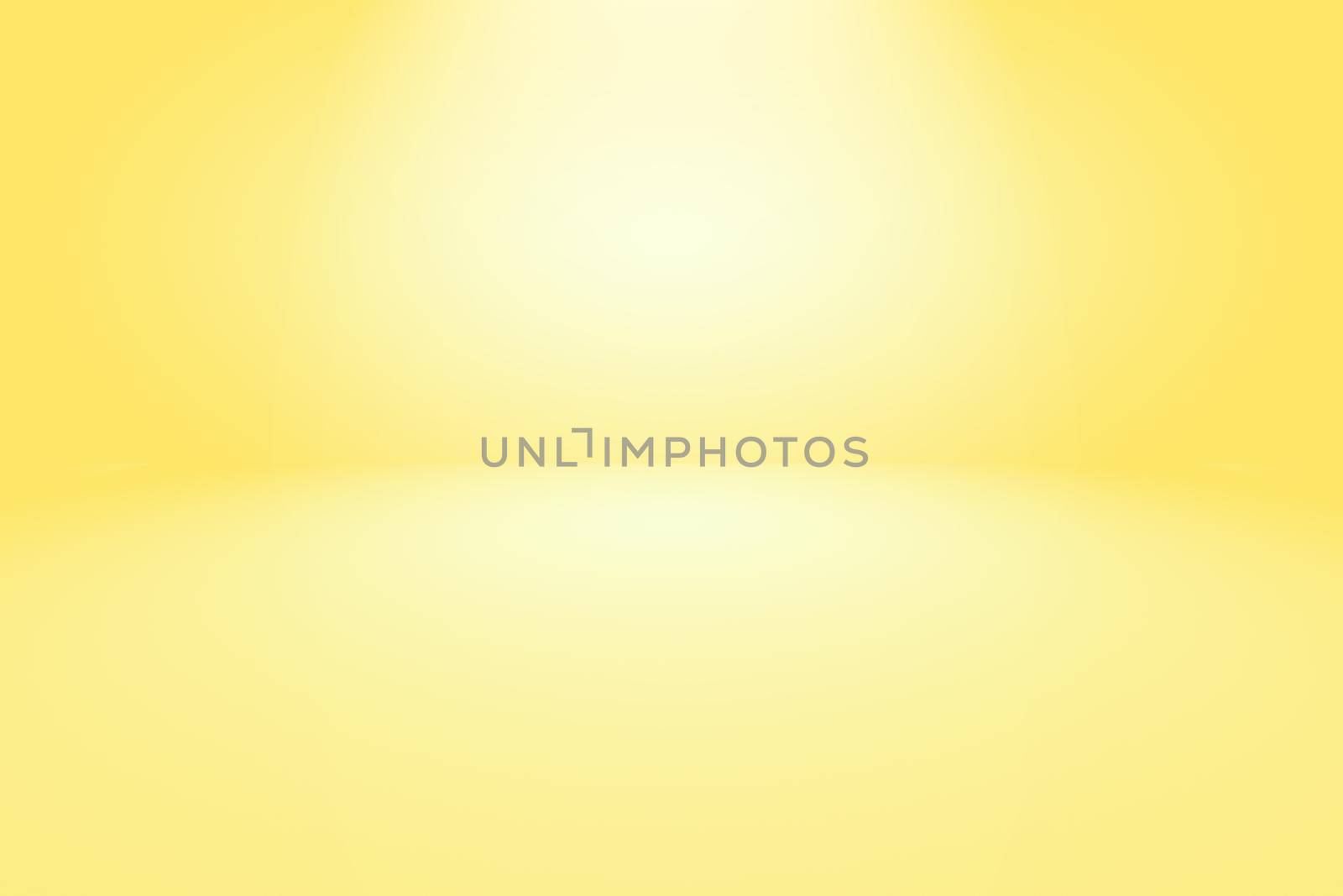 Magic abstract soft colors of shining yellow gradient studio background