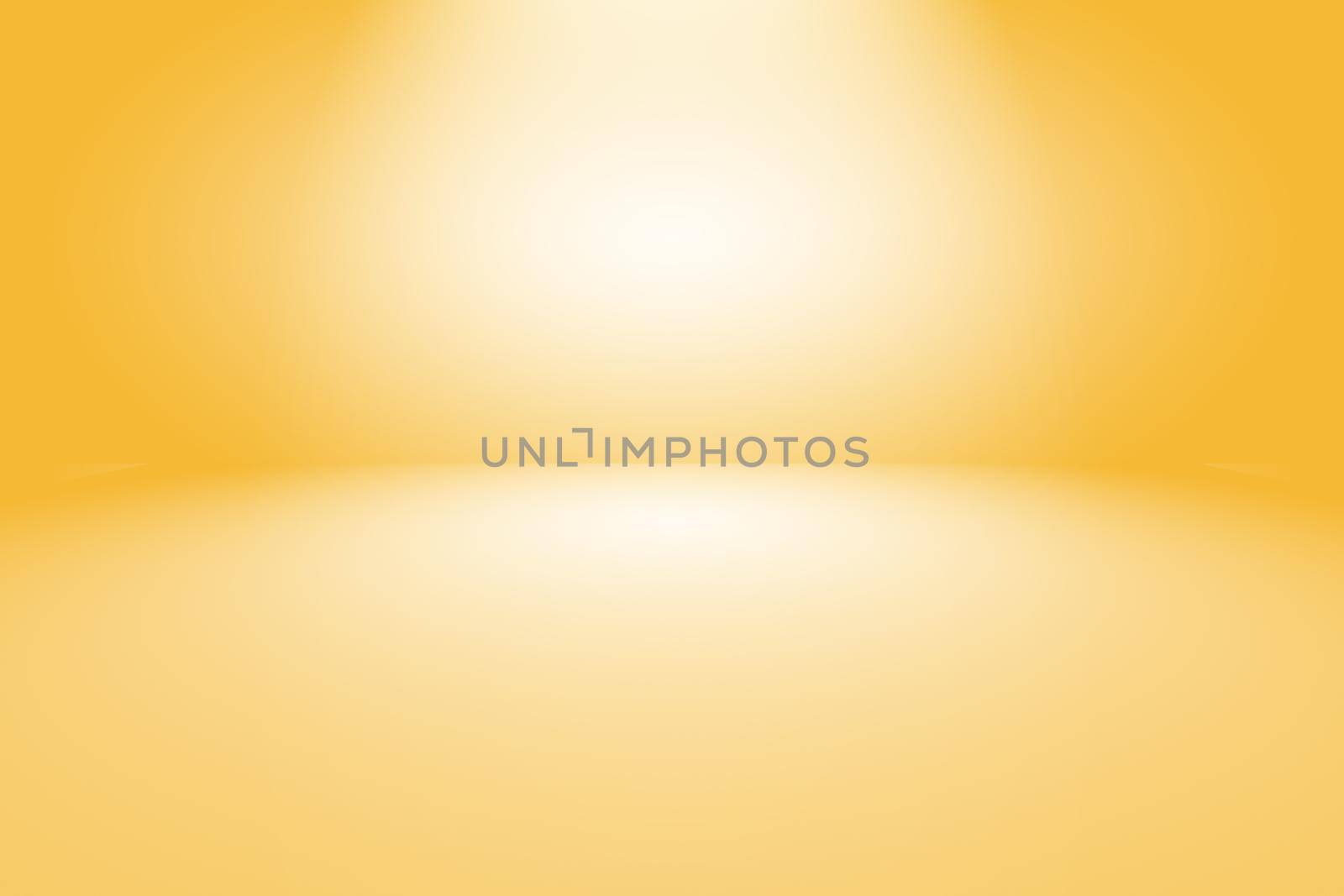 Magic abstract soft colors of shining yellow gradient studio background