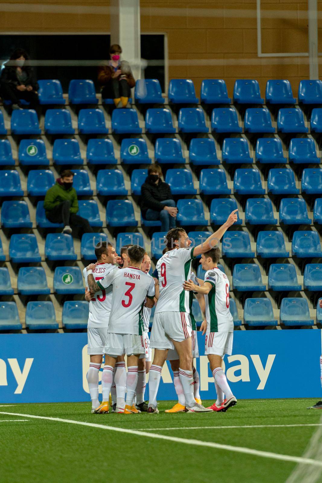 M. Vieira AND in action  in the Qatar 2022 World Cup Qualifying match Andorra vs Hungary by martinscphoto