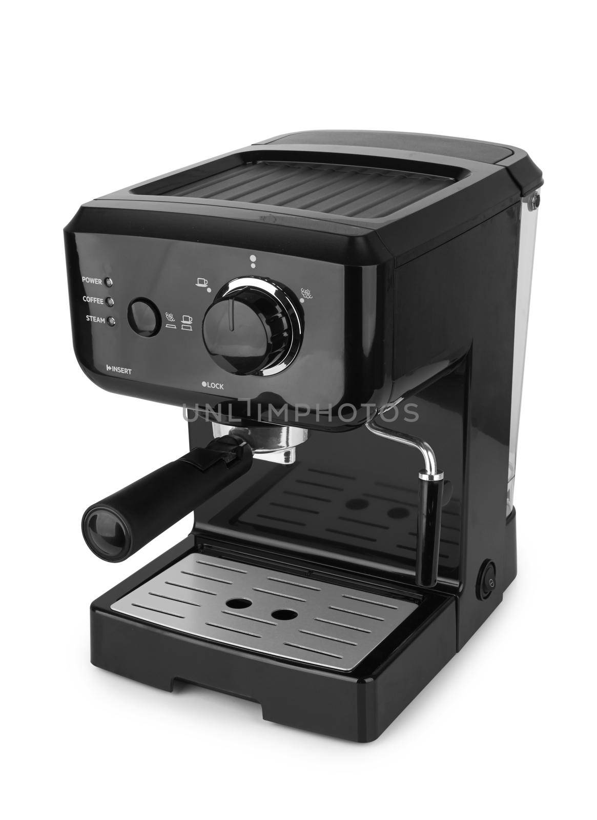 Coffee maker isolated on a white background