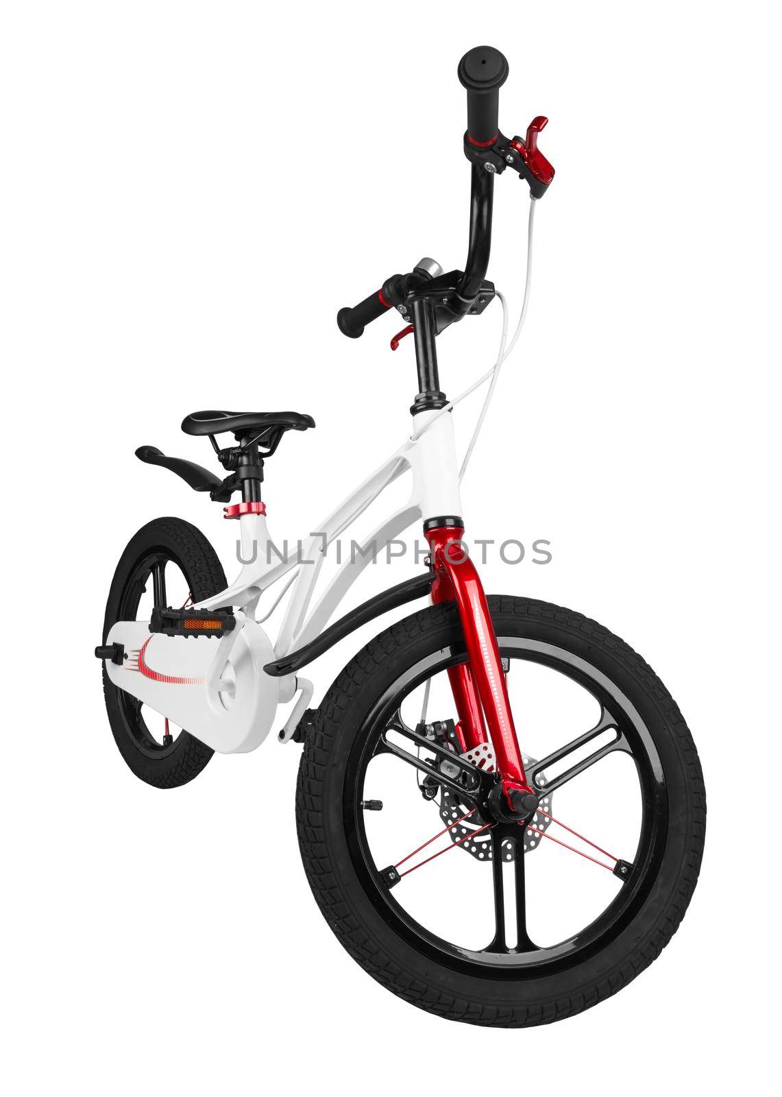 Kids bike isolated on a white background