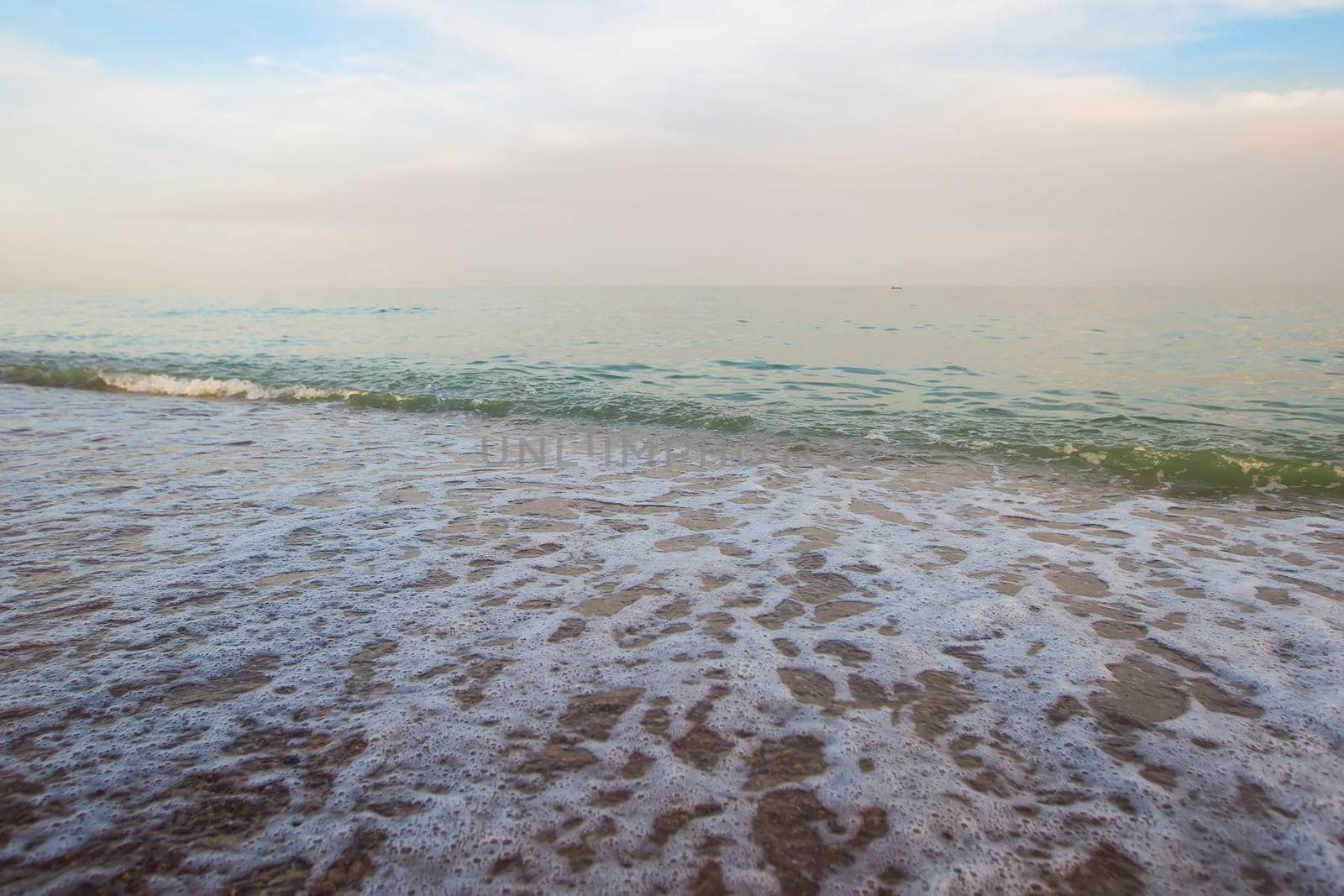 Seascape. Sea wave sky