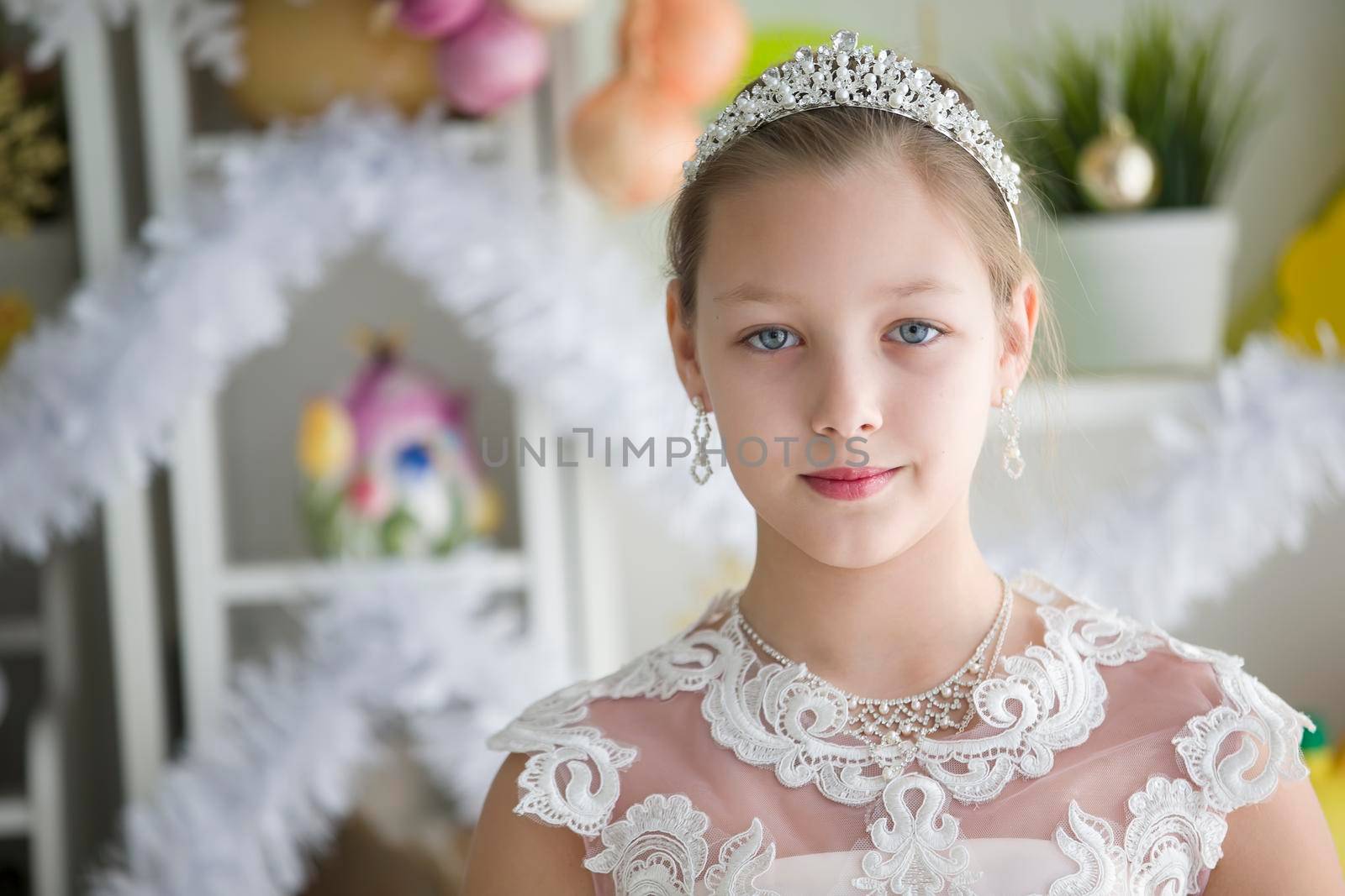 Beautiful girl in the crown by Sviatlana