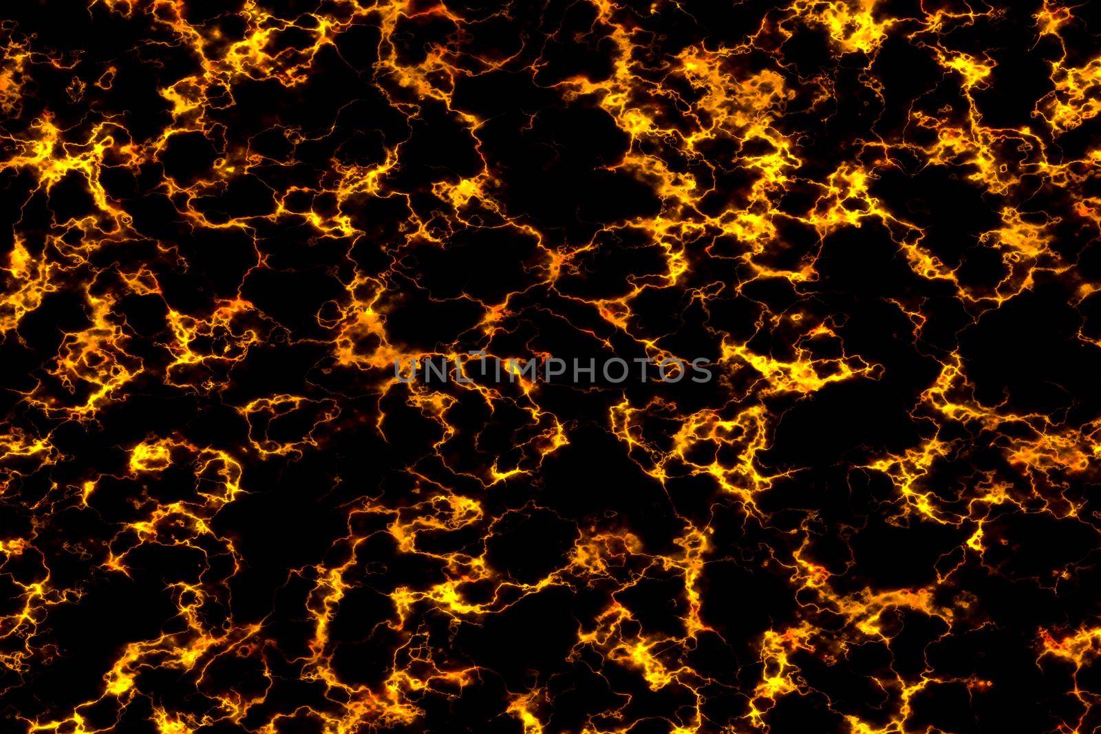 lava flame break out glow mineral texture on black marble luxury by Darkfox