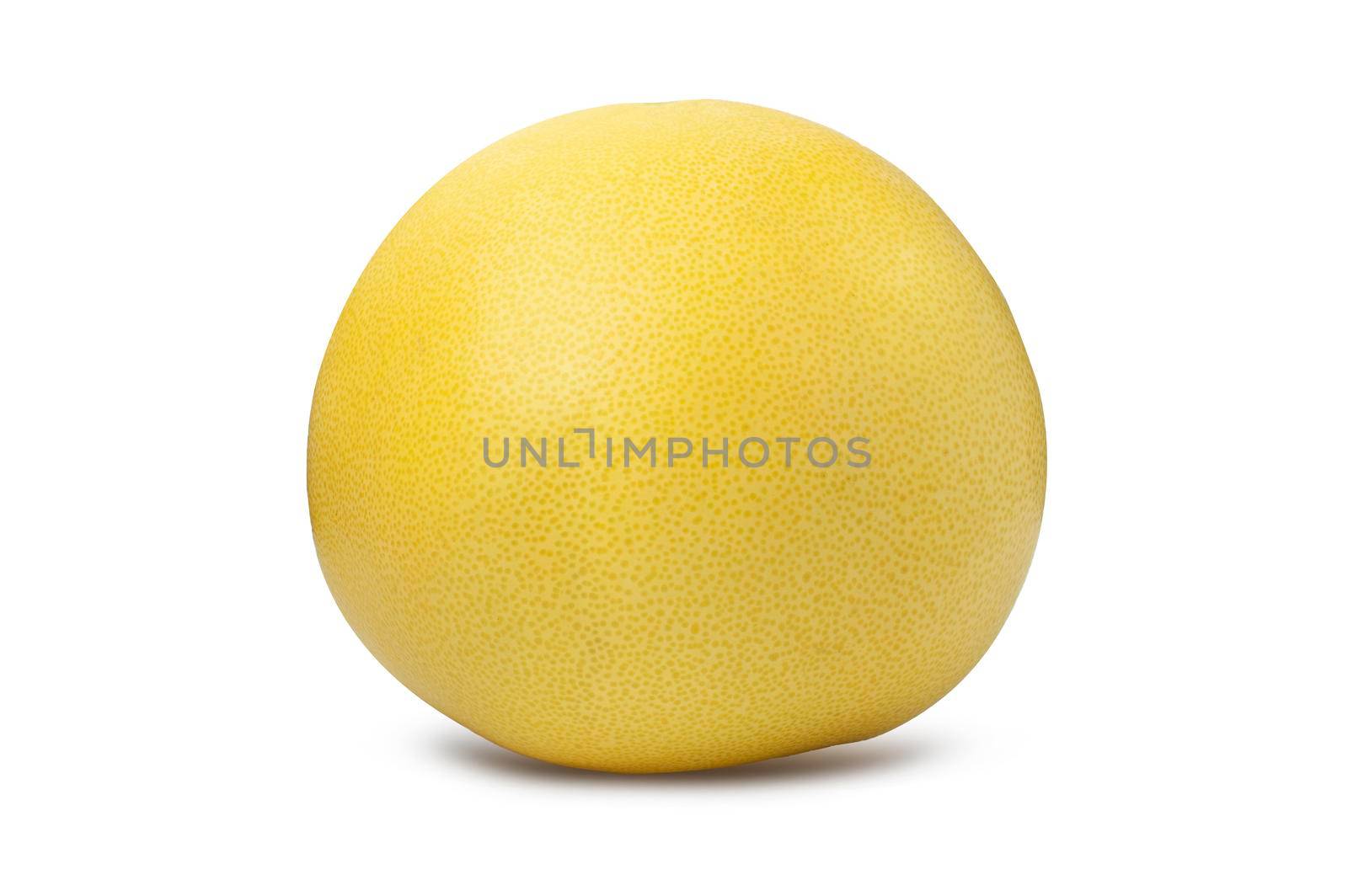 Pomelo citrus fruit isolated on white background by SlayCer