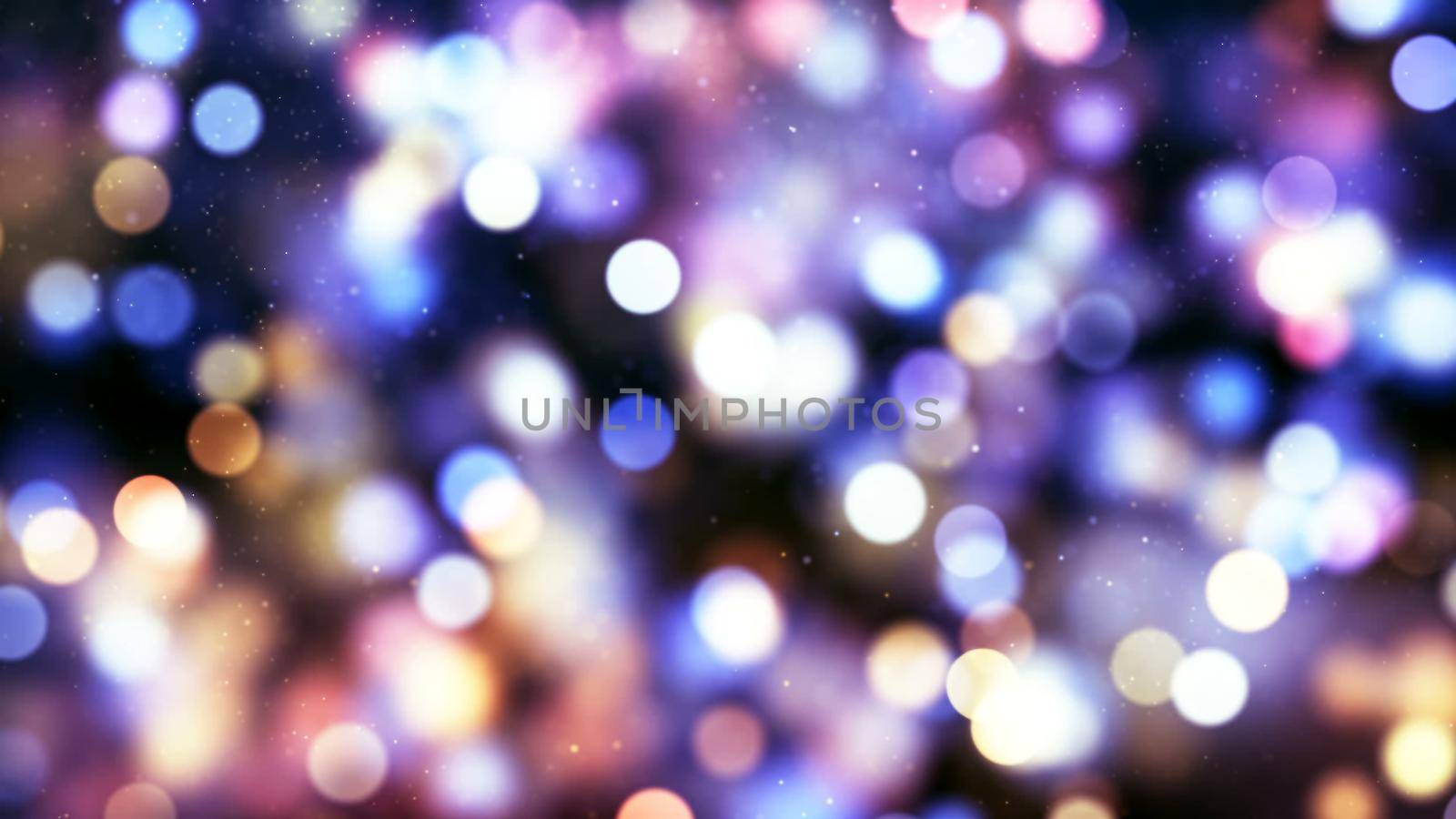 Background with nice bokeh 3D rendering by designprojects