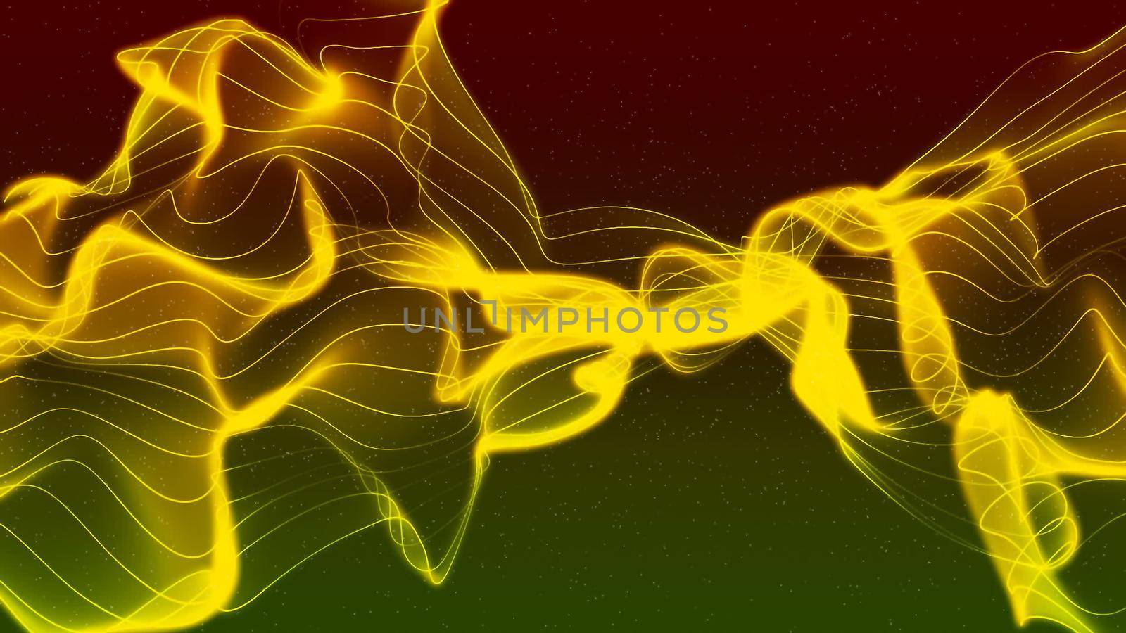 Background with nice yellow abstract smoke 3D rendering by designprojects