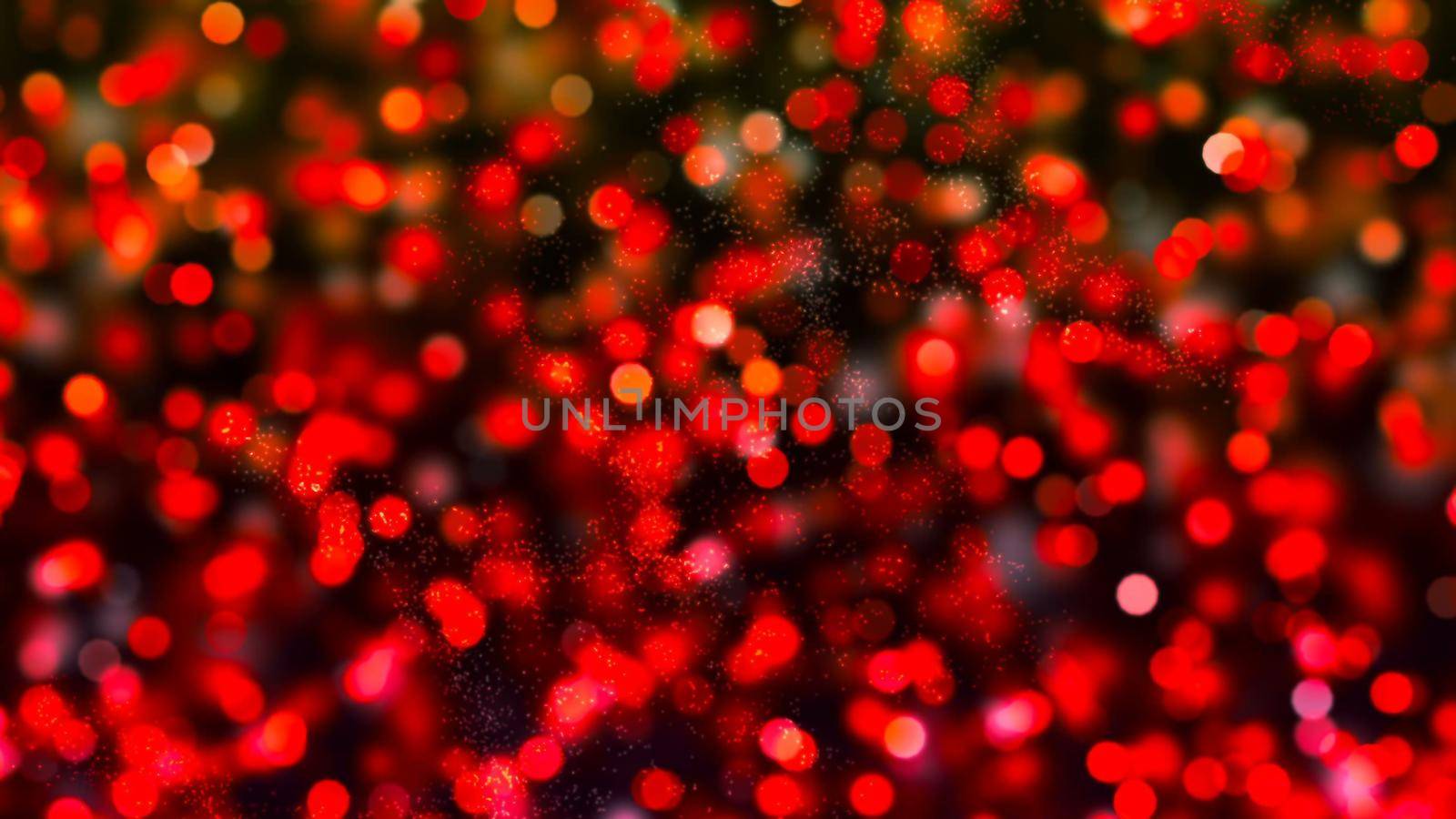 Abstract Background with nice red bokeh