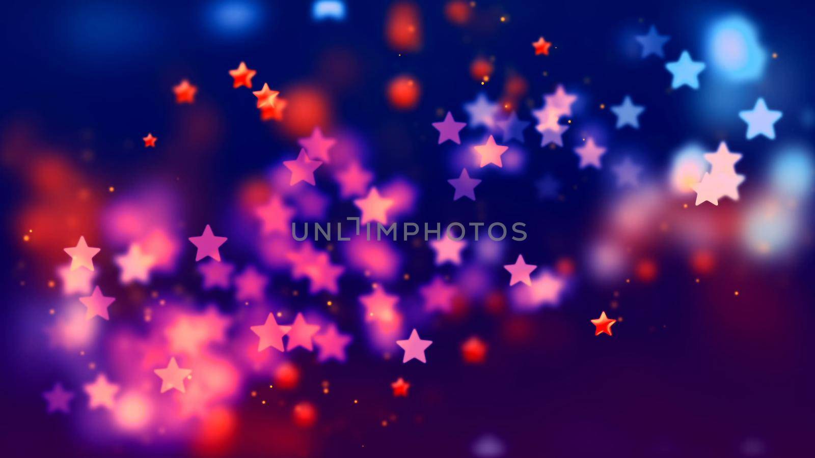 Background with nice multicolor flying stars by designprojects