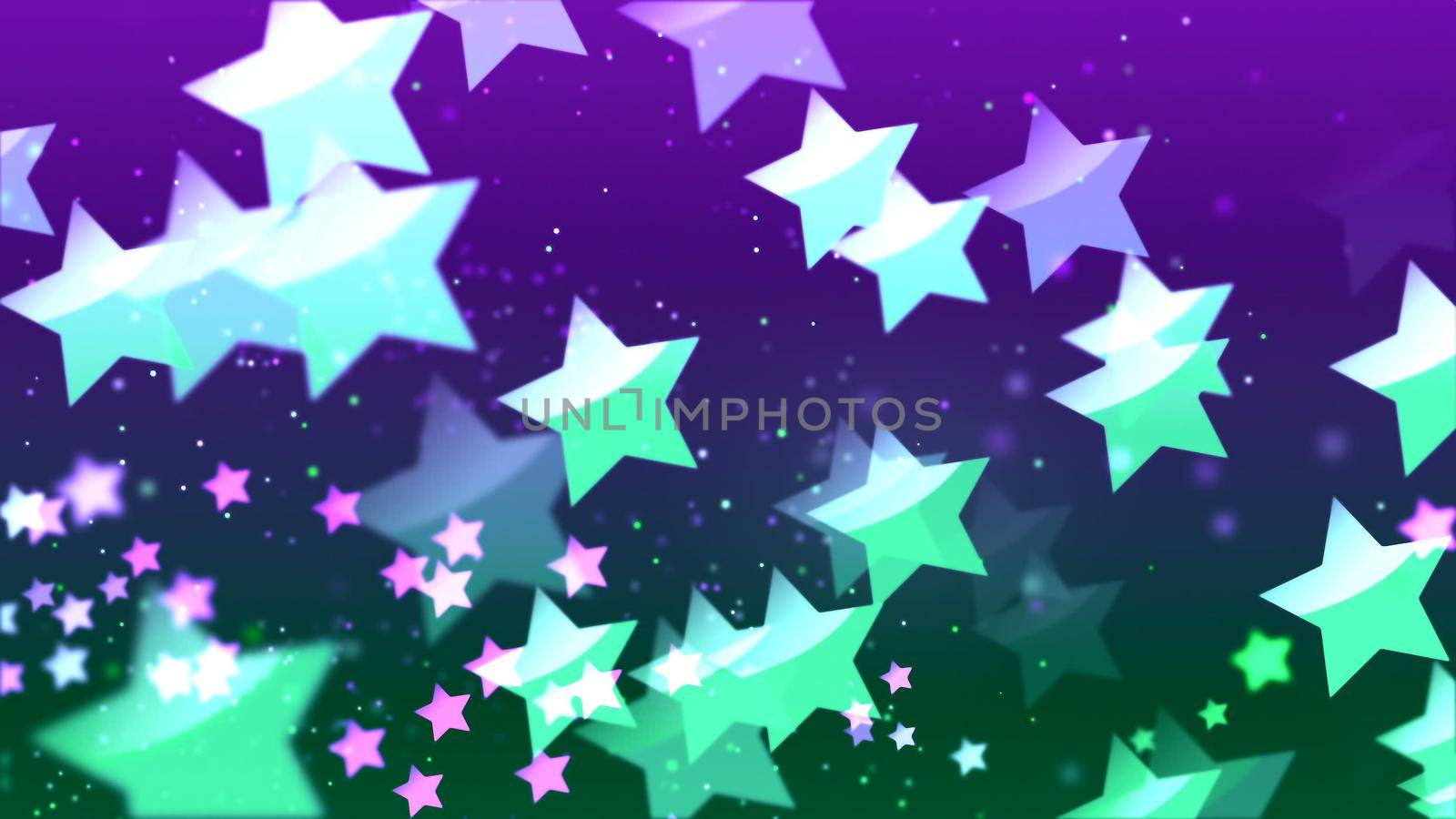 Abstract Background with nice flying stars