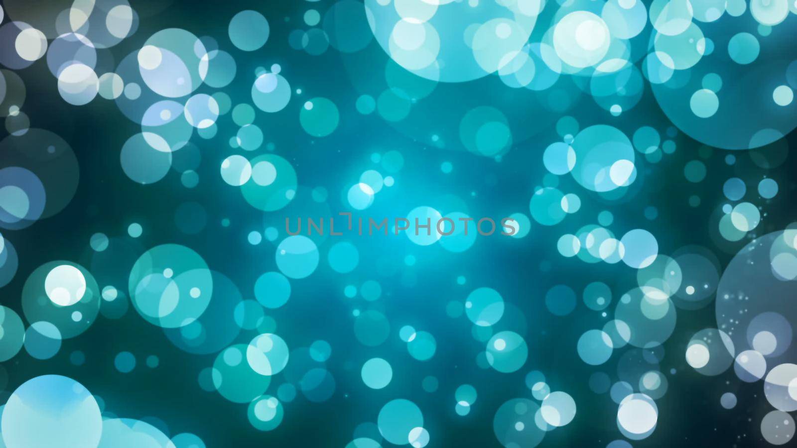 Abstract Background with nice blue bokeh