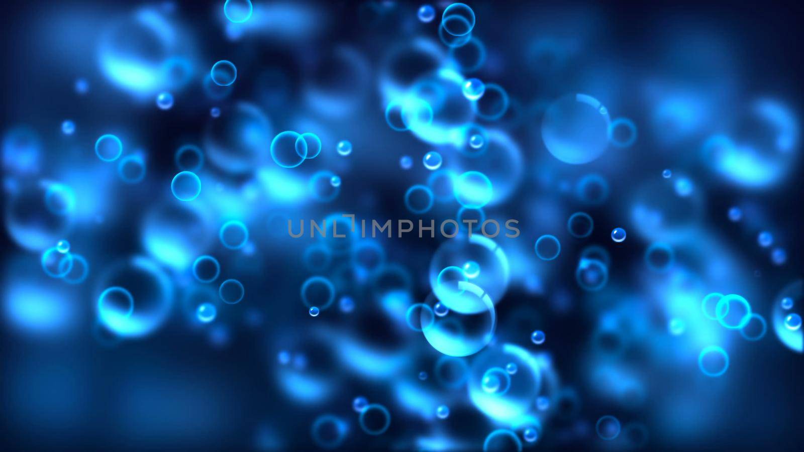 Abstract Background with nice flying bubbles