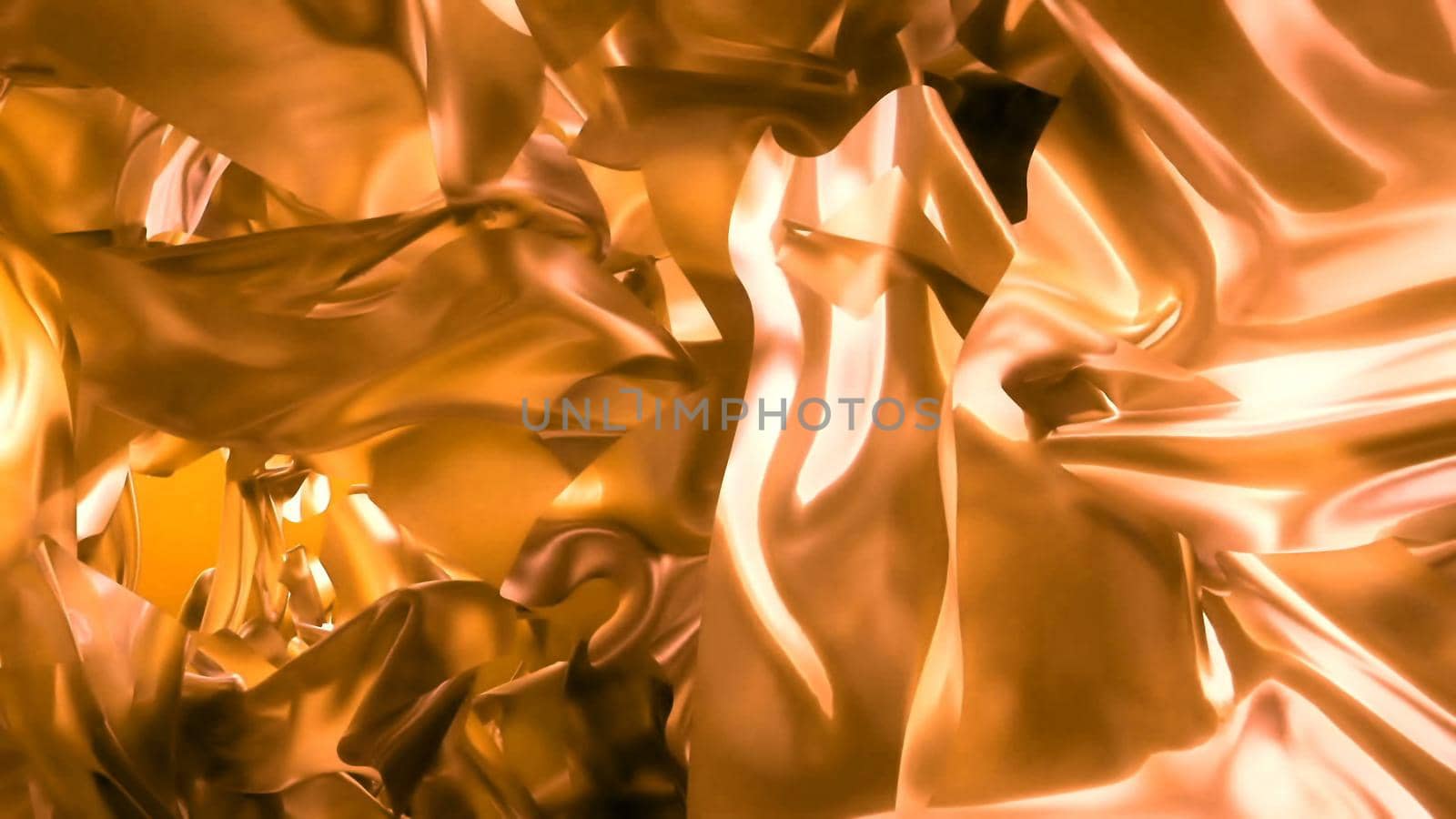 abstraction of glowing cloth.. 3D rendering by designprojects