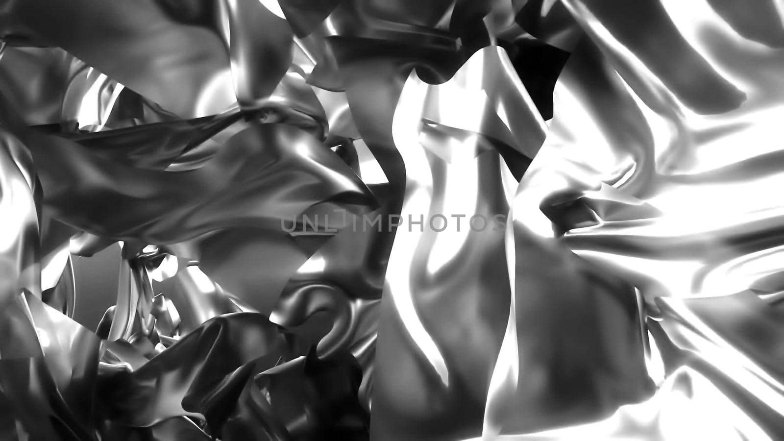 abstraction of glowing cloth.. 3D rendering by designprojects