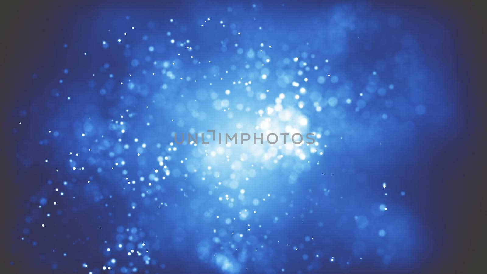 Abstract Background with nice blue particles