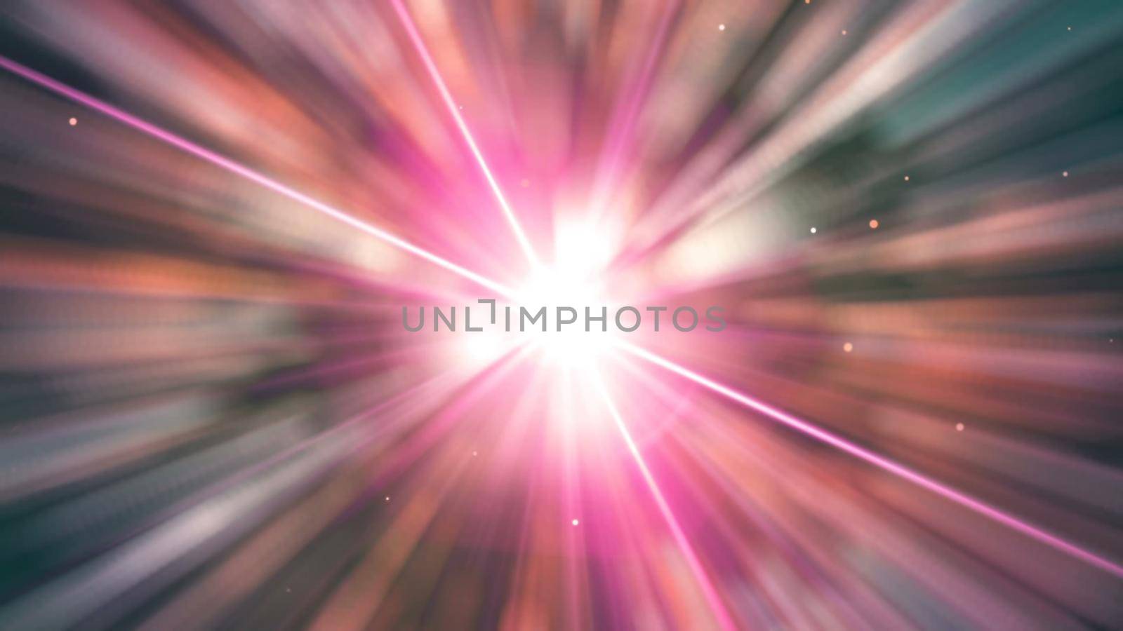 e Background with nice sun rays 3D rendering by designprojects