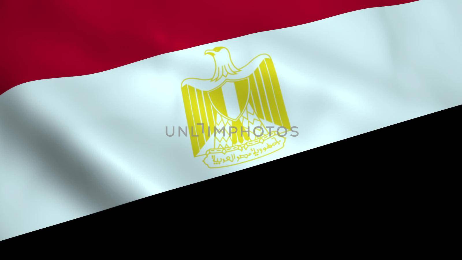Realistic Egypt flag 3D rendering by designprojects