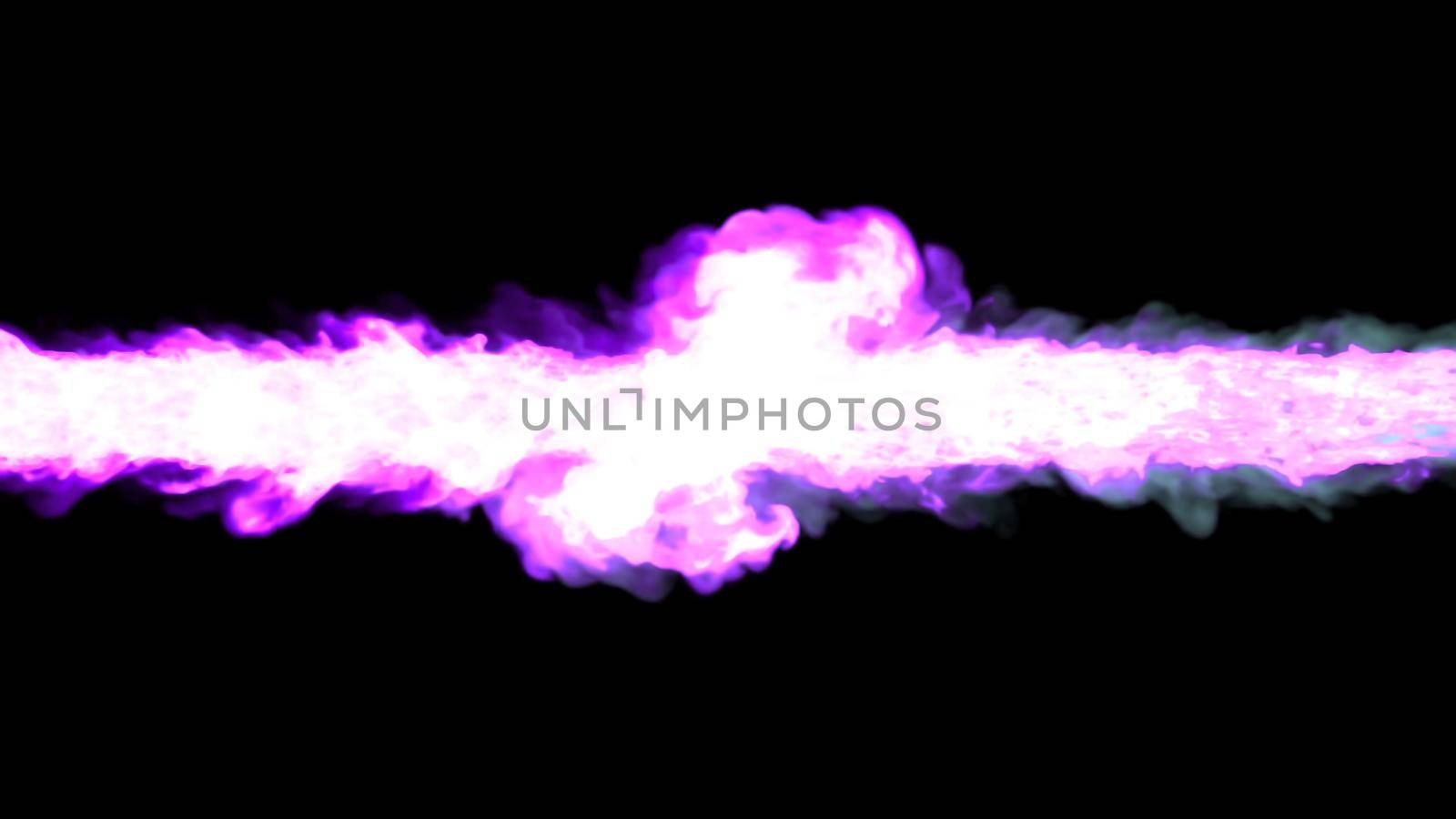 Magic fire tornado 3D rendering by designprojects