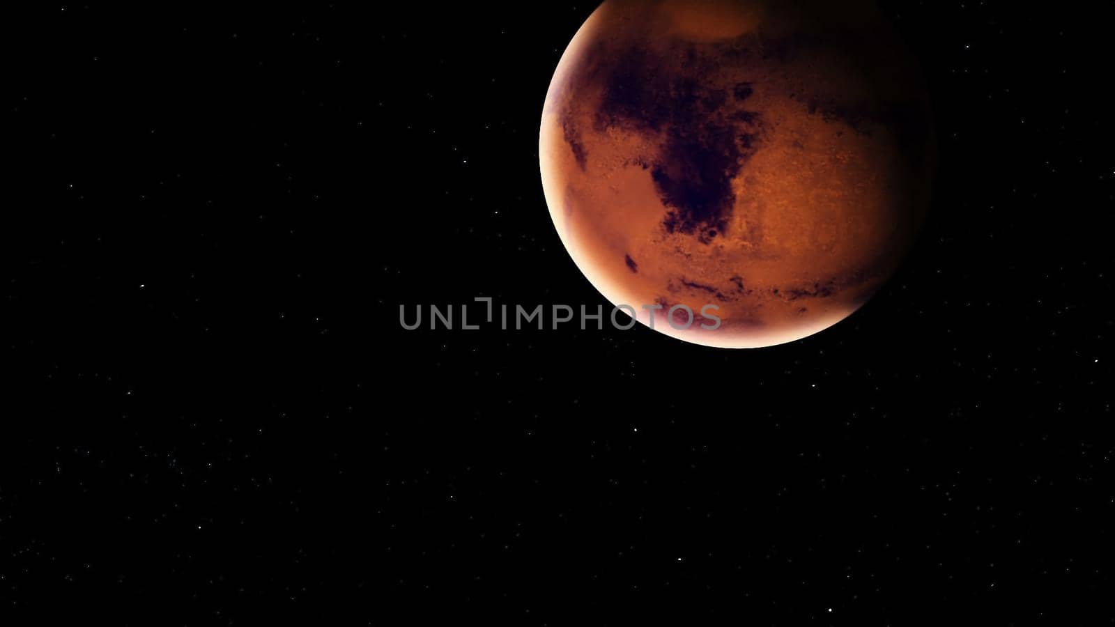 Realistic planet Mars with meteorites from deep space. Abstract Background